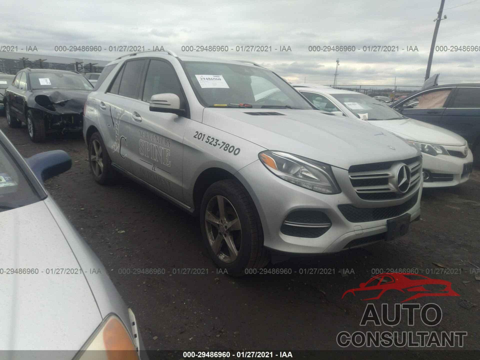 MERCEDES-BENZ GLE 2016 - 4JGDA5HB0GA786965