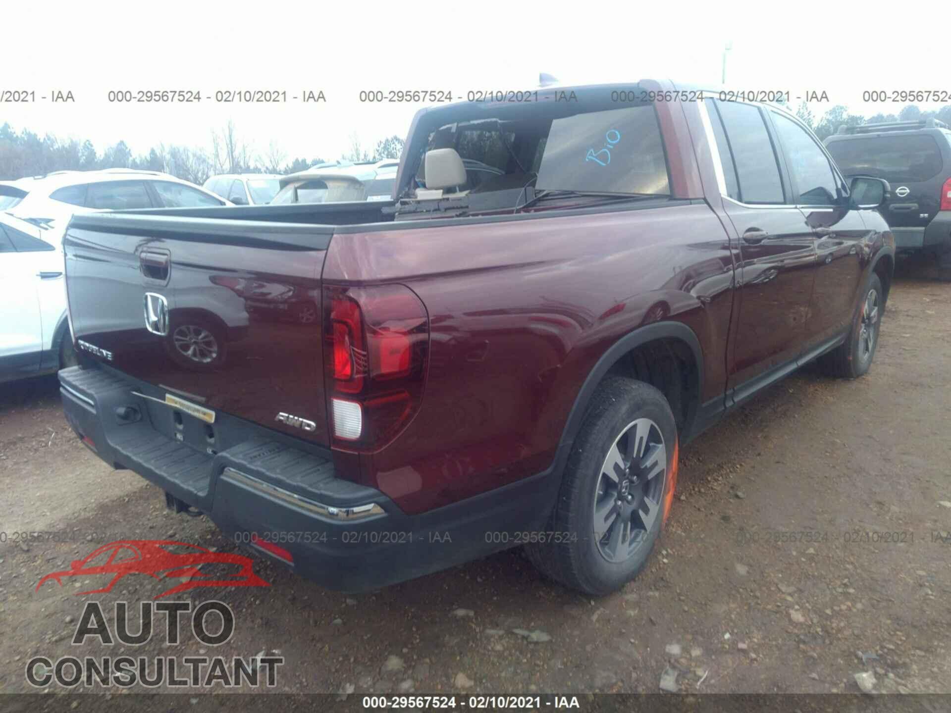 HONDA RIDGELINE 2019 - 5FPYK3F50KB031245