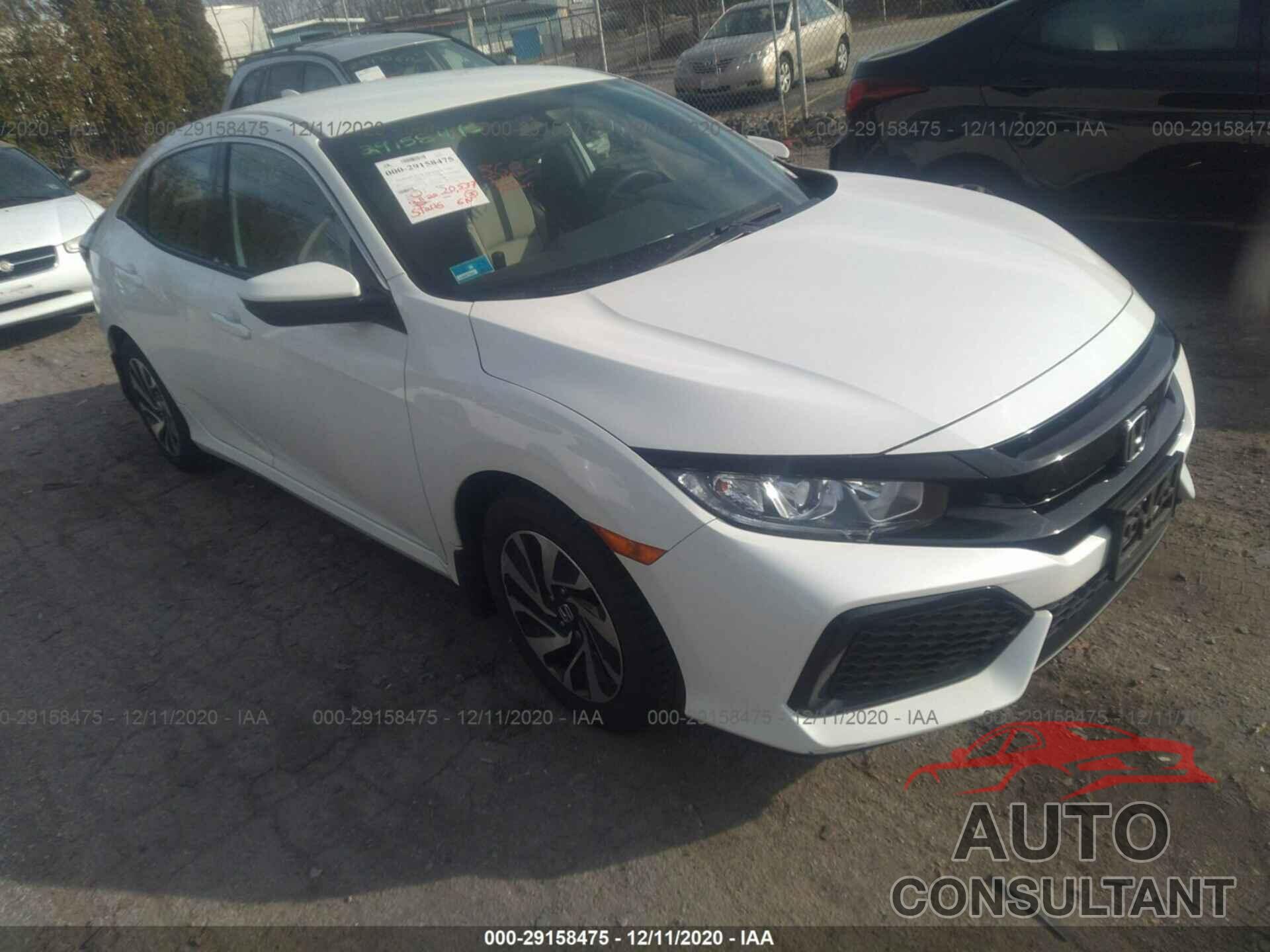 HONDA CIVIC HATCHBACK 2017 - SHHFK7H2XHU401716