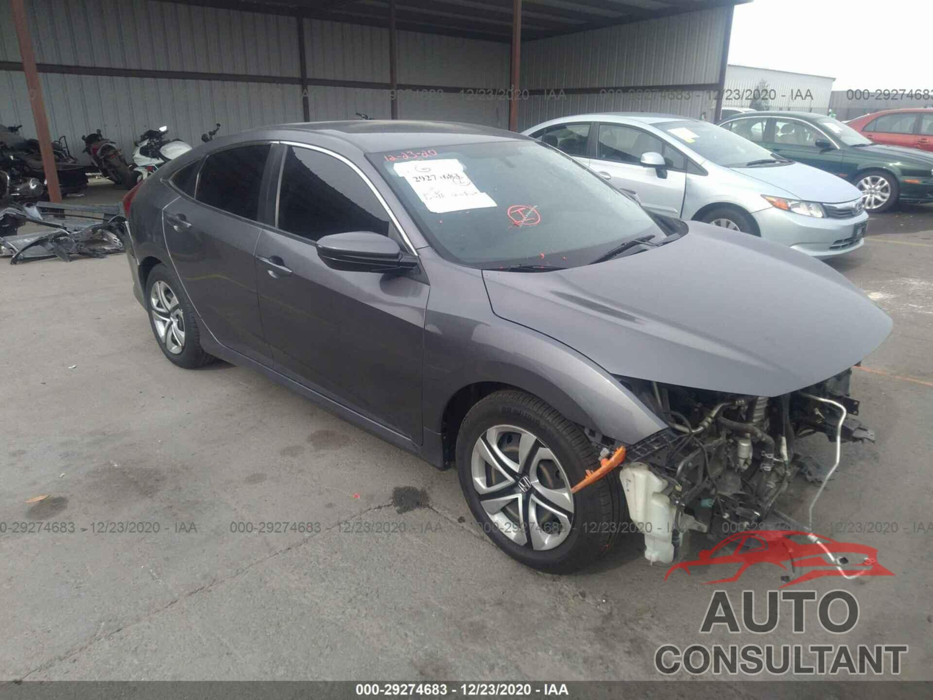 HONDA CIVIC SEDAN 2016 - 2HGFC2F59GH509592