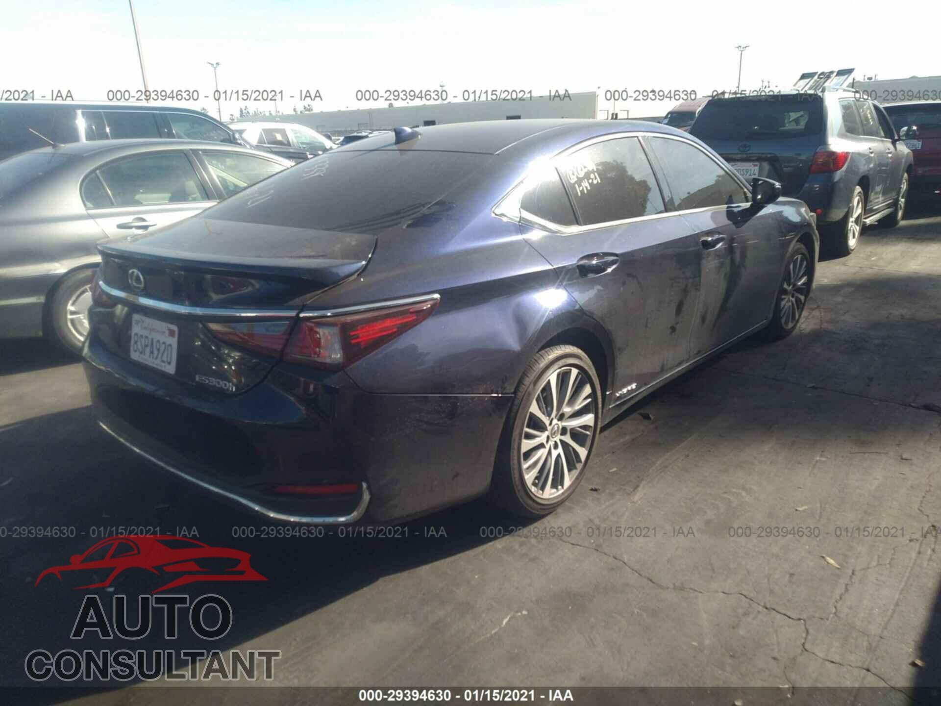 LEXUS ES 2020 - 58AD21B18LU012406