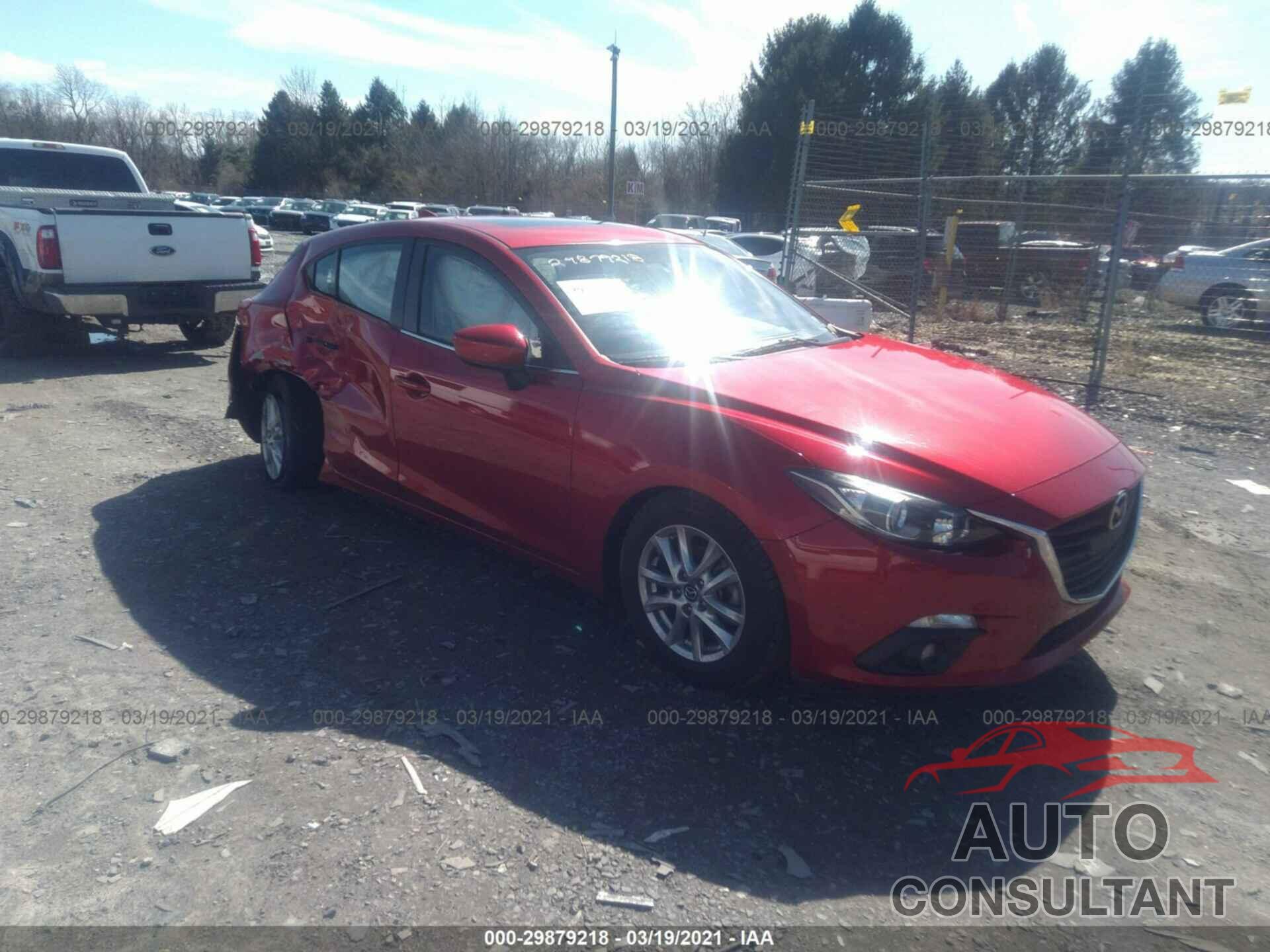 MAZDA MAZDA3 2016 - JM1BM1N73G1327117