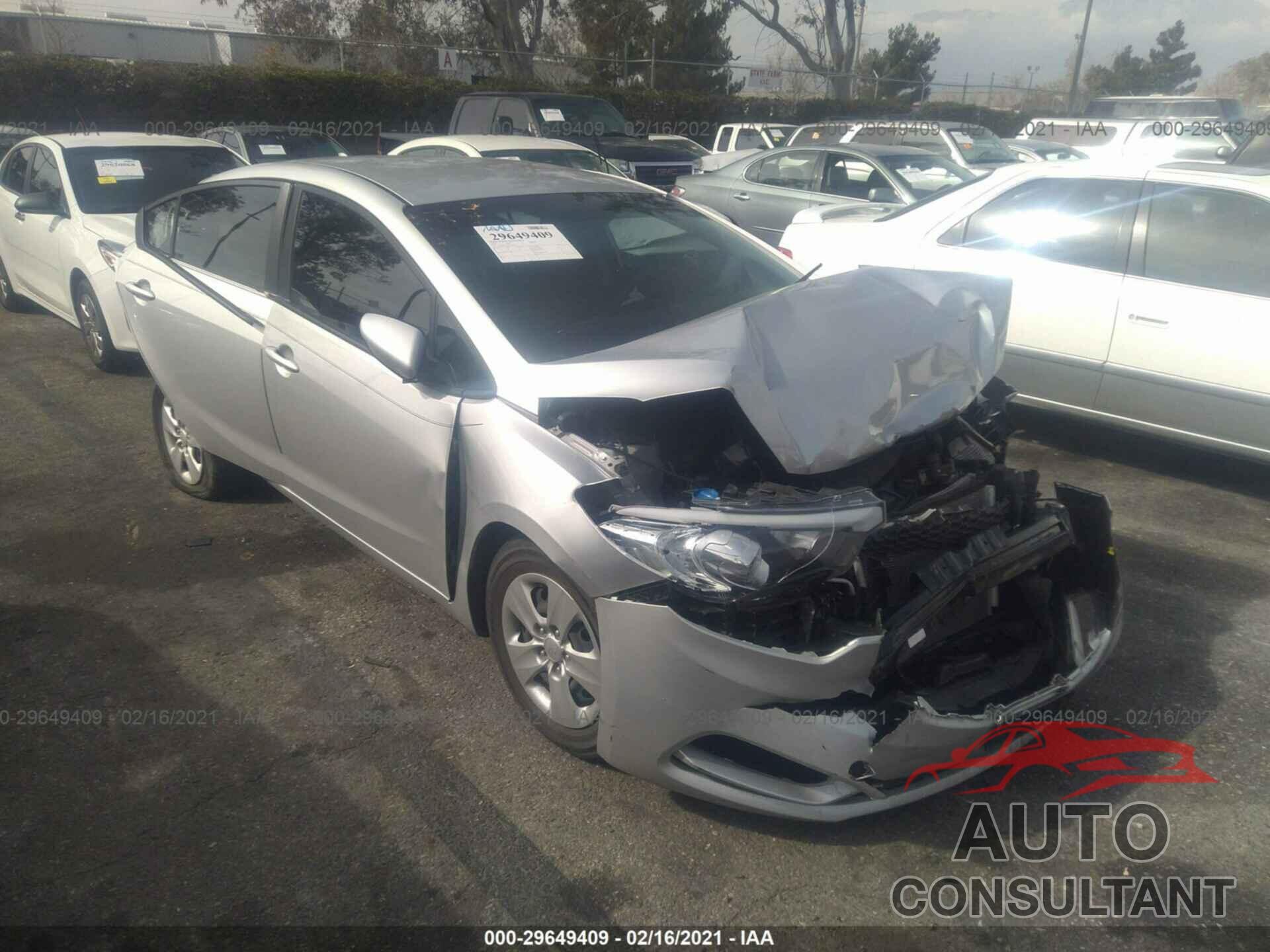 KIA FORTE 2016 - KNAFK4A61G5541180