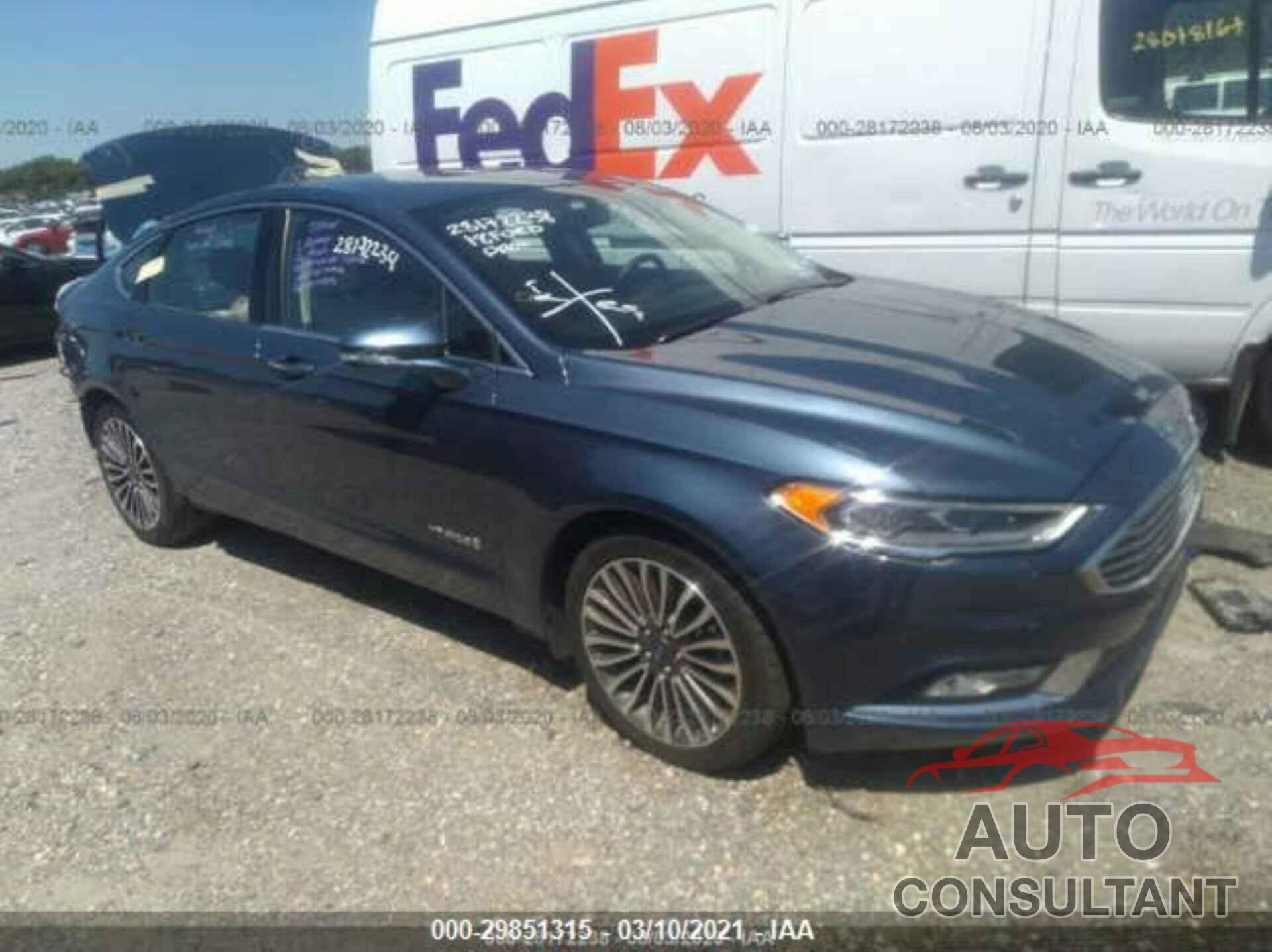 FORD FUSION HYBRID 2018 - 3FA6P0RU1JR151433