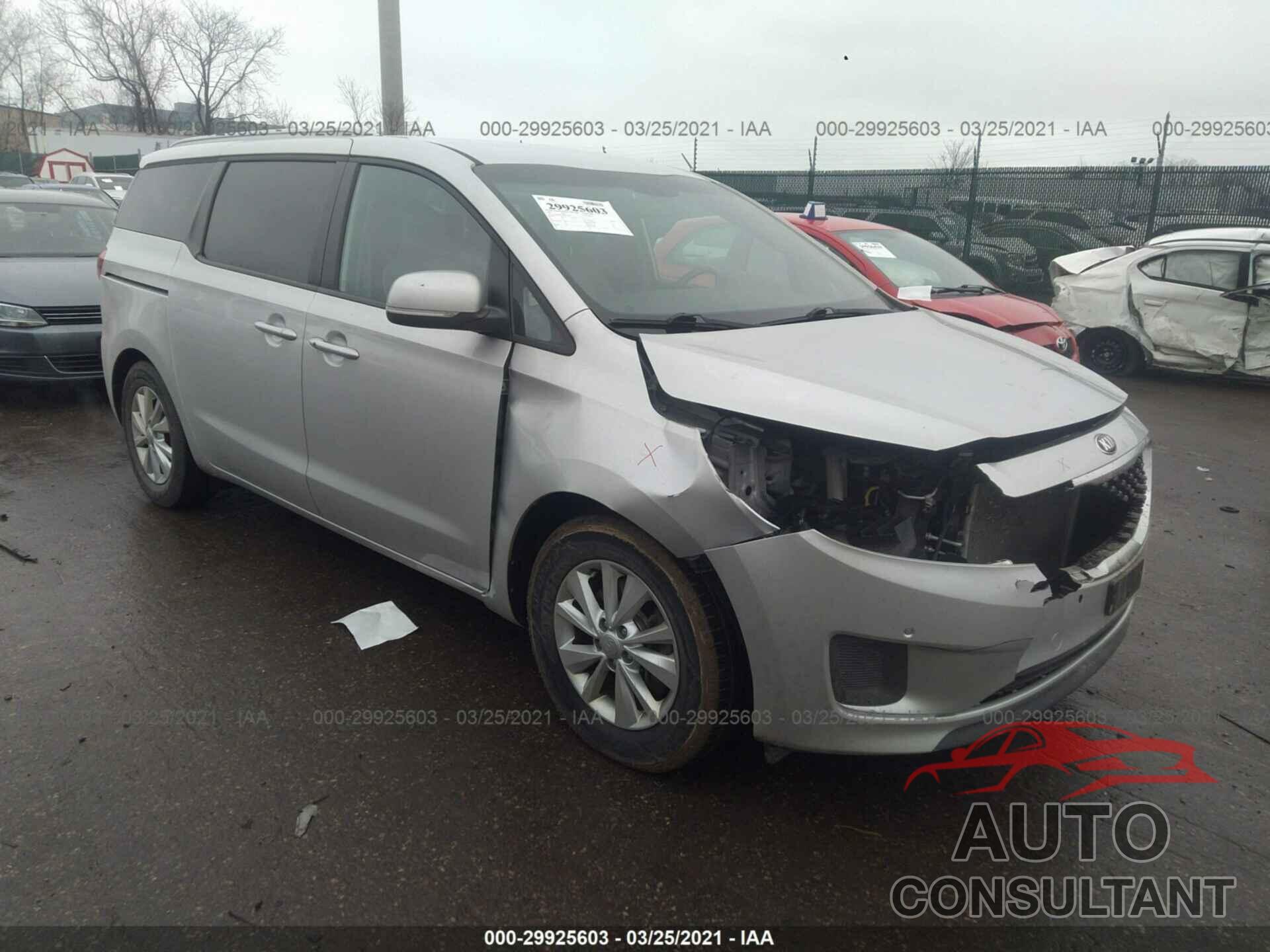 KIA SEDONA 2017 - KNDMB5C18H6305090