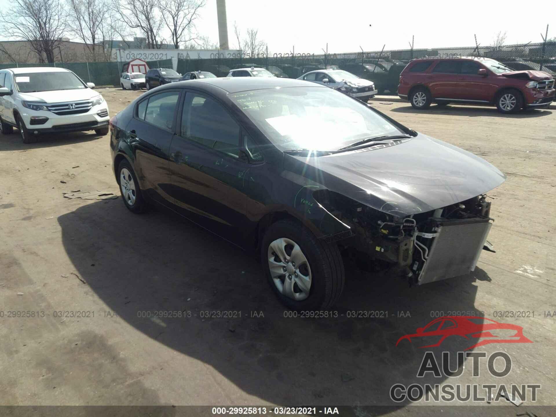 KIA FORTE 2017 - 3KPFK4A77HE093867