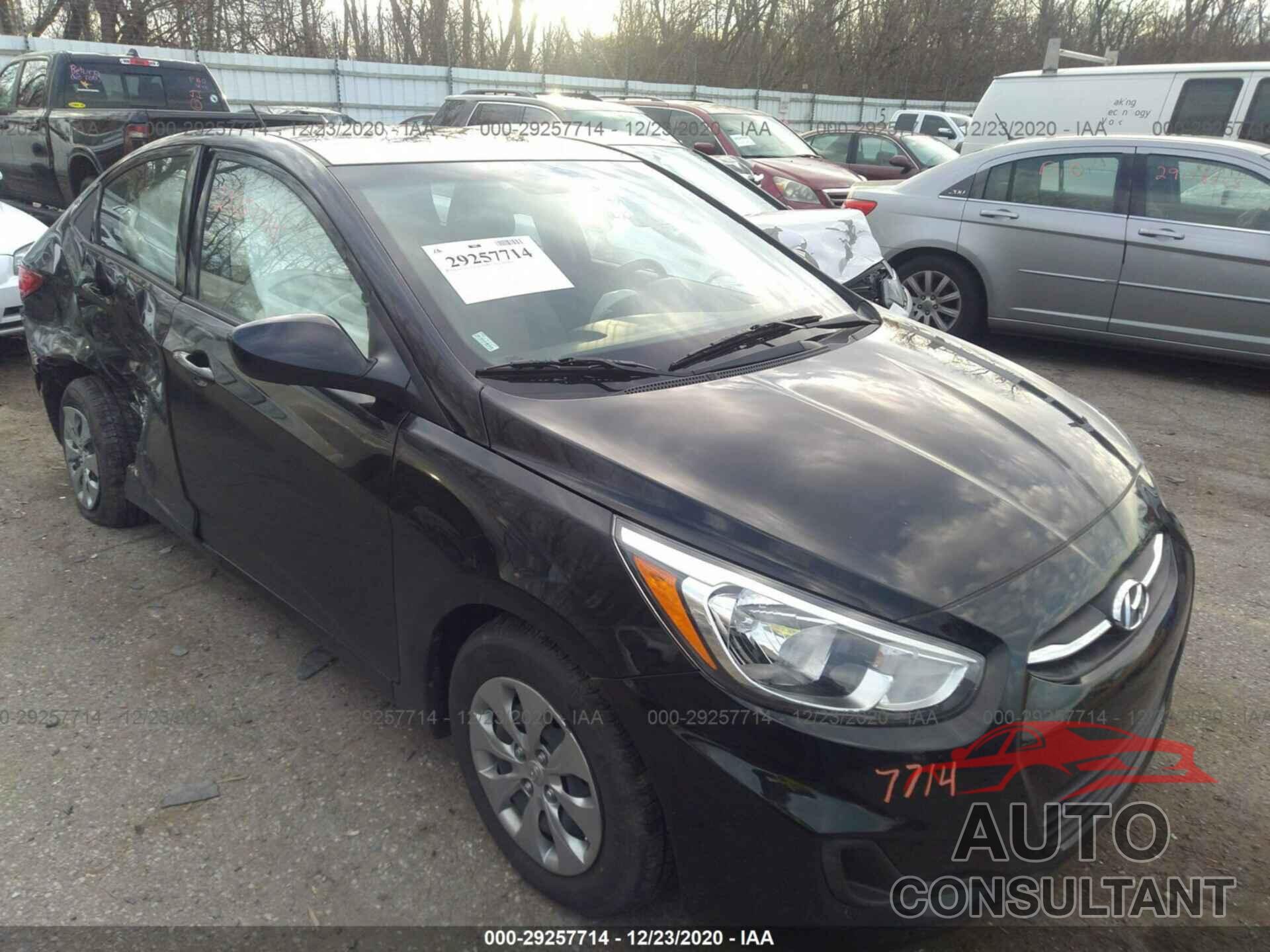 HYUNDAI ACCENT 2017 - KMHCT4AEXHU358194