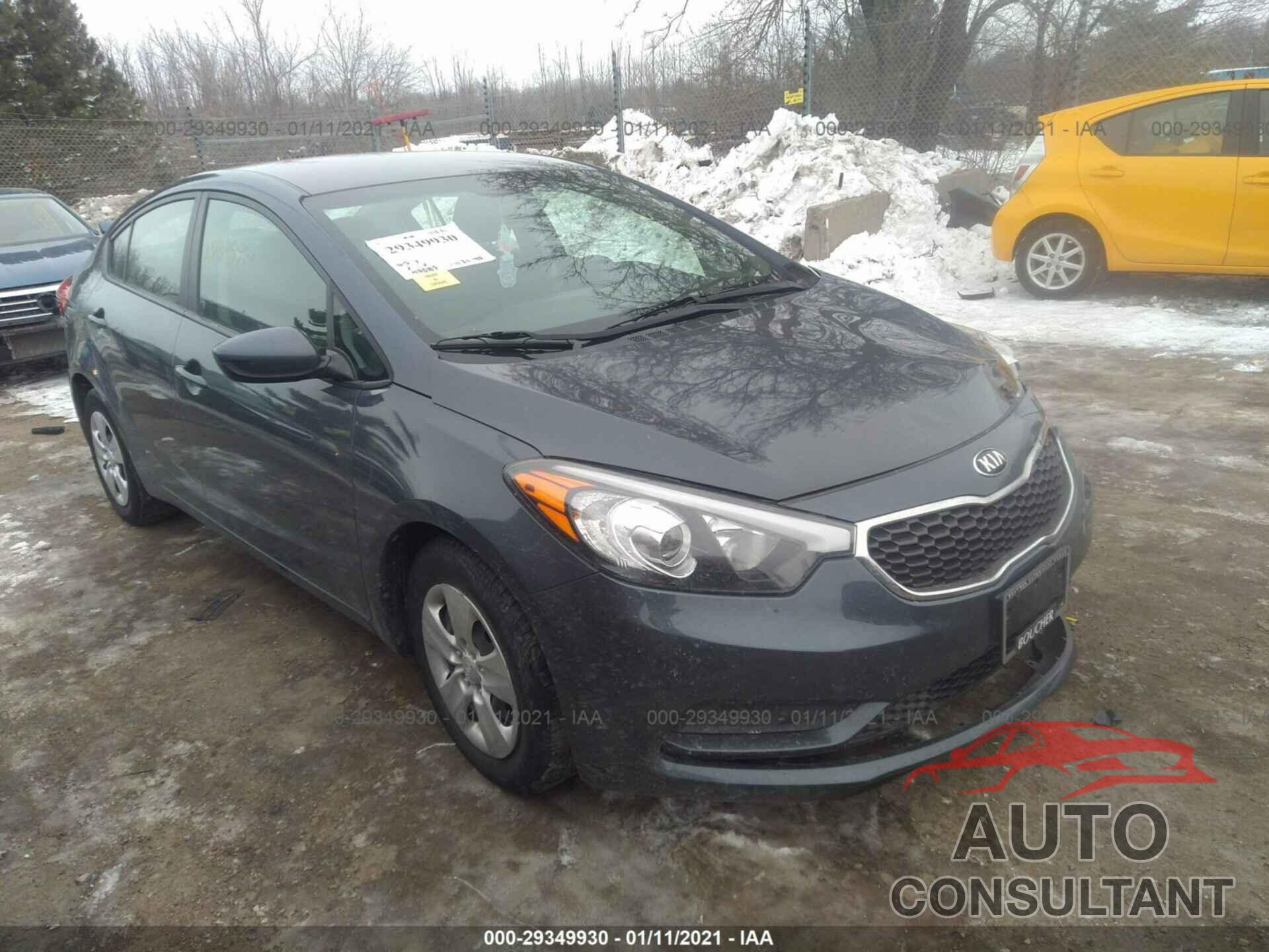 KIA FORTE 2016 - KNAFK4A60G5568208