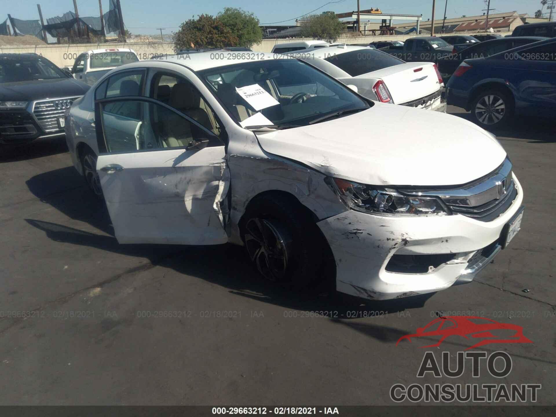 HONDA ACCORD SEDAN 2016 - 1HGCR2F32GA174254