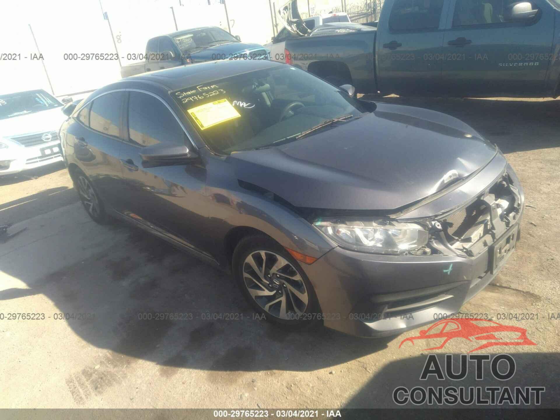 HONDA CIVIC SEDAN 2016 - 19XFC2F70GE047693