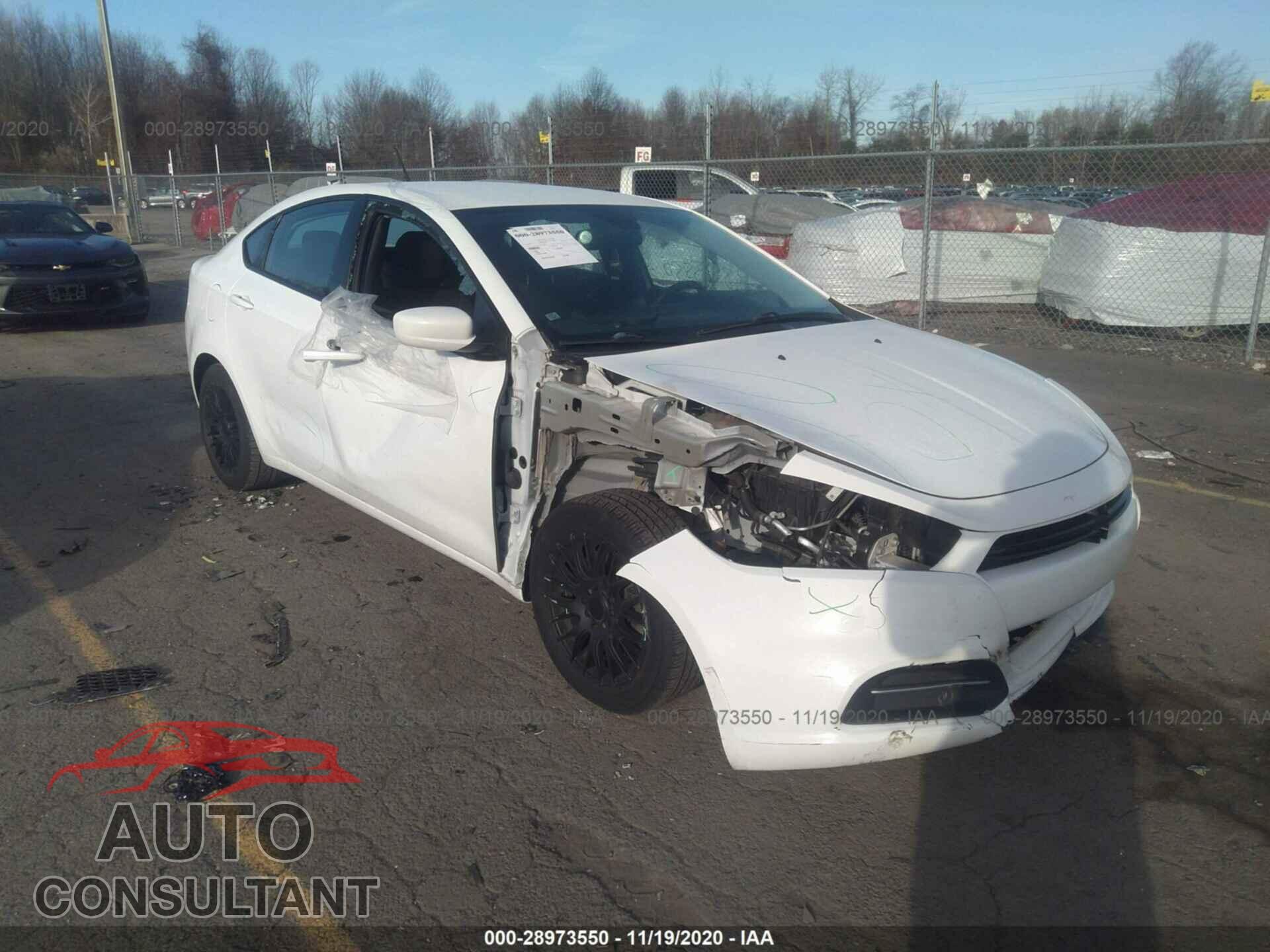 DODGE DART 2016 - 1C3CDFBB7GD750988