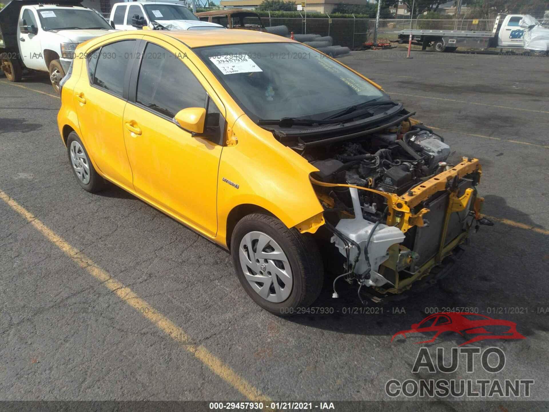 TOYOTA PRIUS C 2016 - JTDKDTB39G1129705