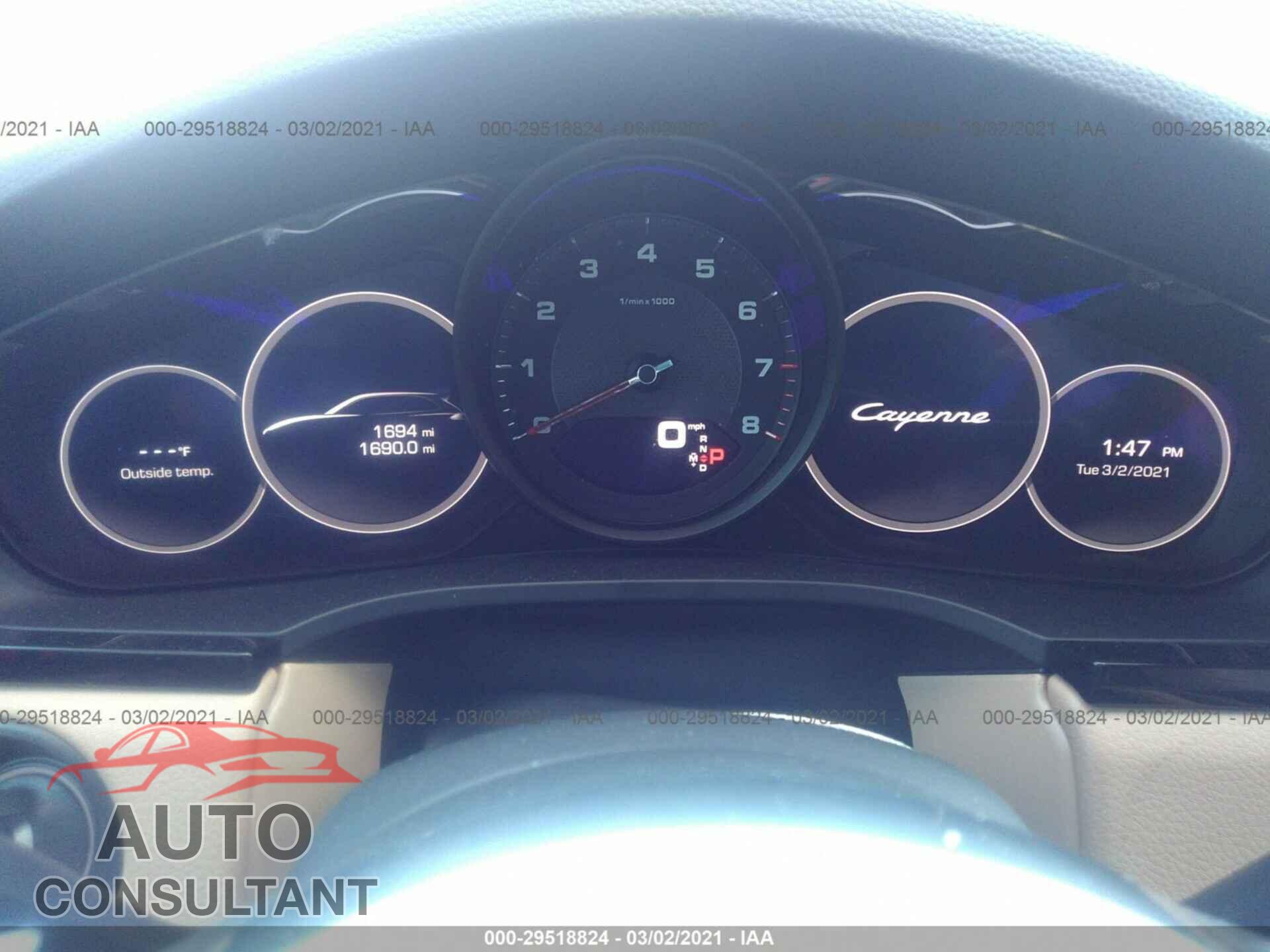 PORSCHE CAYENNE 2020 - WP1AA2AYXLDA10449