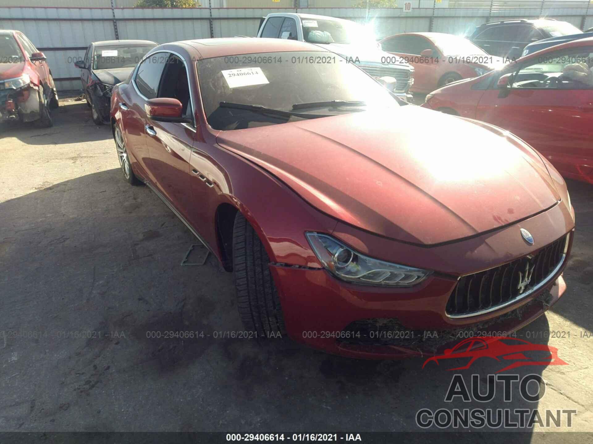 MASERATI GHIBLI 2016 - ZAM57RSA8G1168836