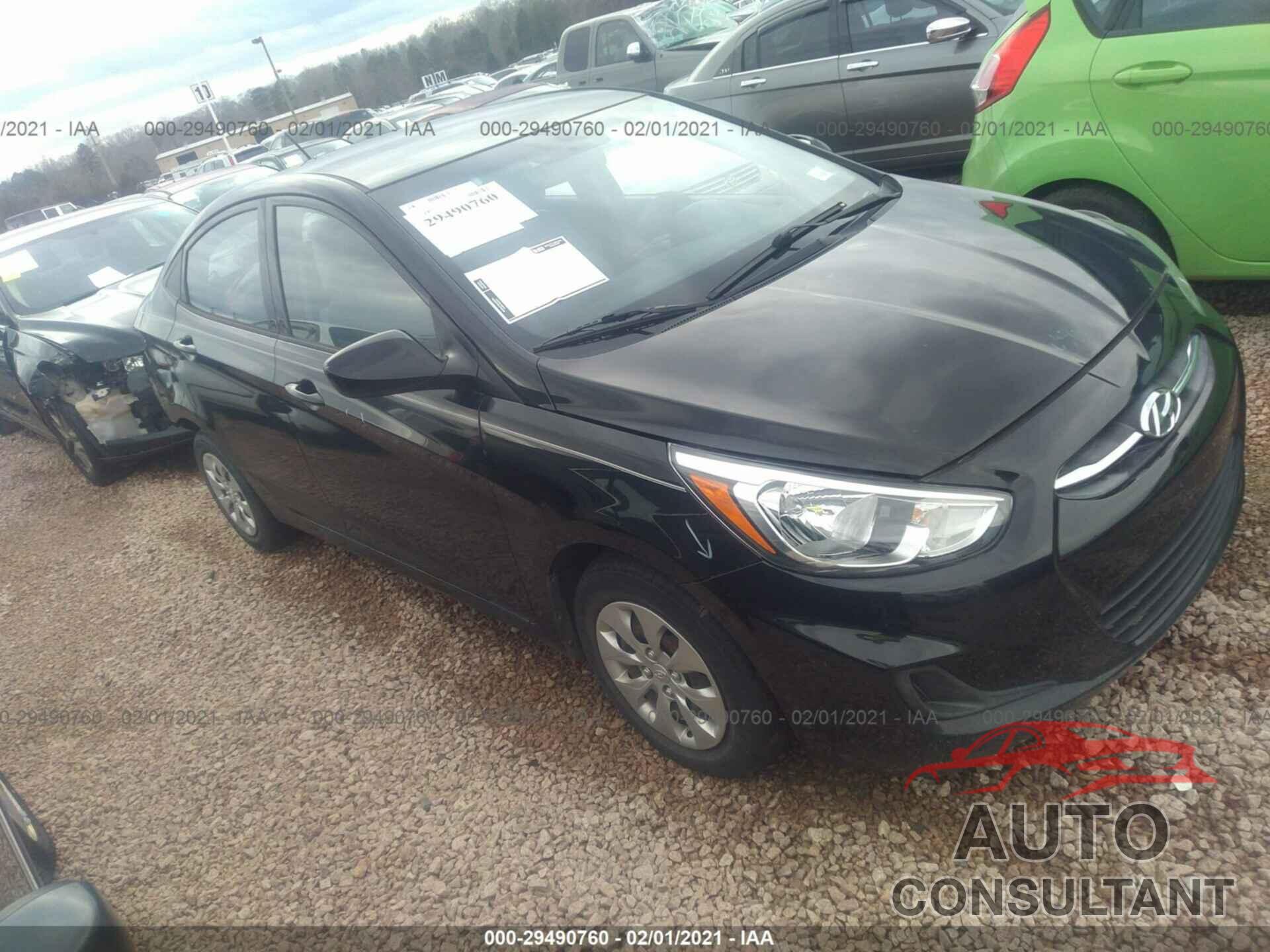 HYUNDAI ACCENT 2016 - KMHCT4AE7GU027247