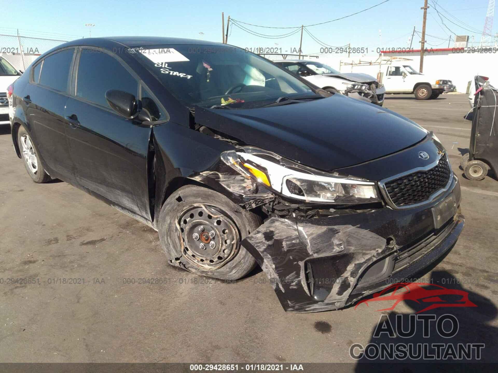 KIA FORTE 2018 - 3KPFK4A74JE238238