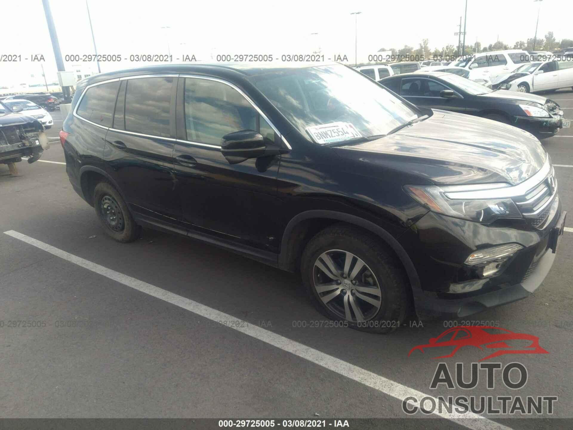 HONDA PILOT 2017 - 5FNYF5H34HB013408