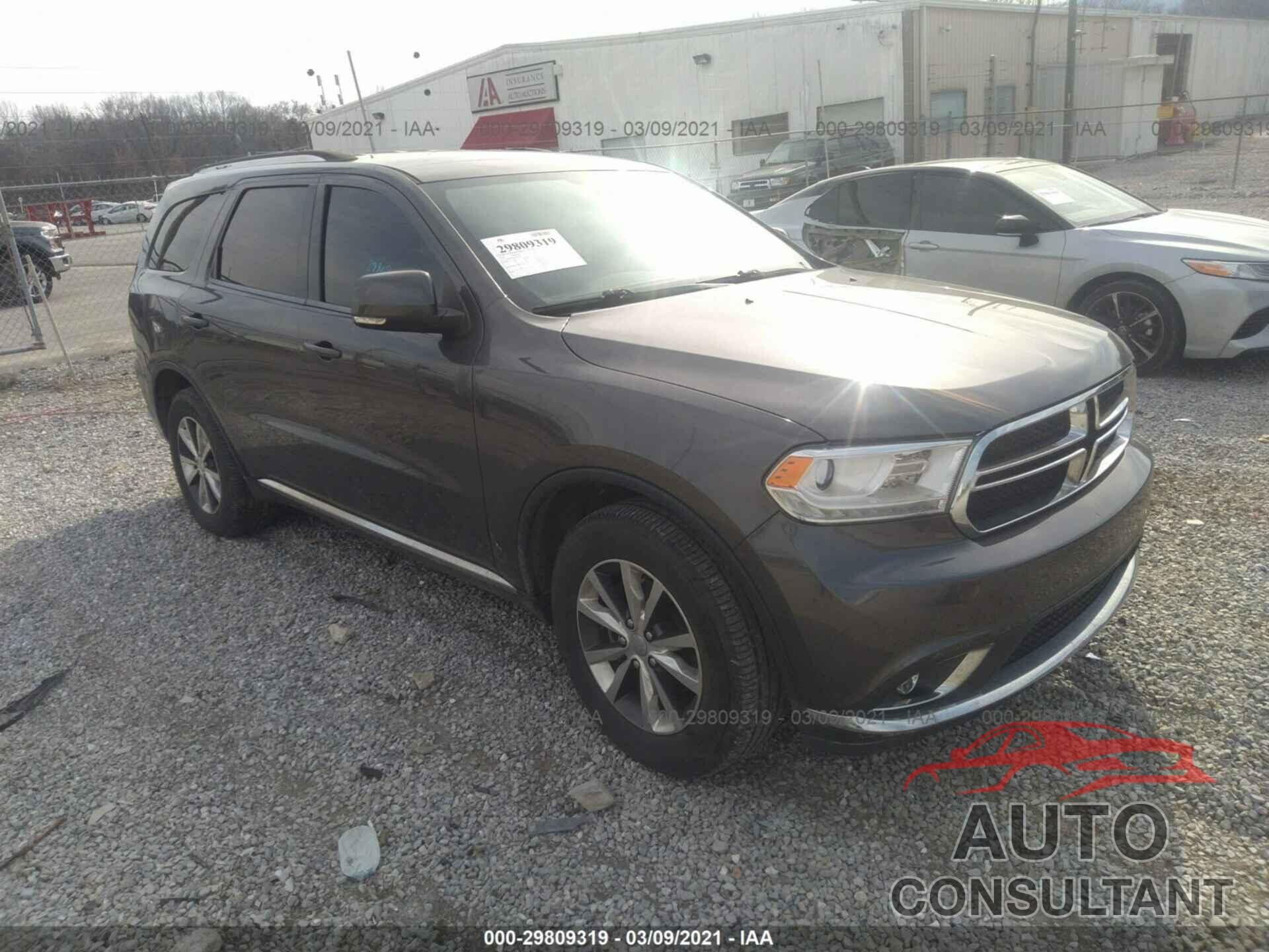 DODGE DURANGO 2016 - 1C4RDHDG1GC361425