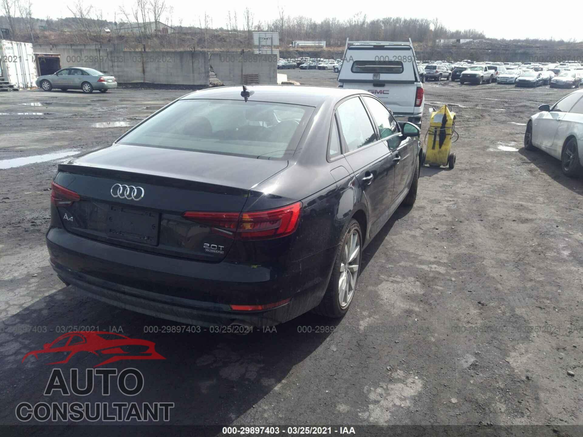 AUDI A4 2017 - WAUANAF4XHN009337