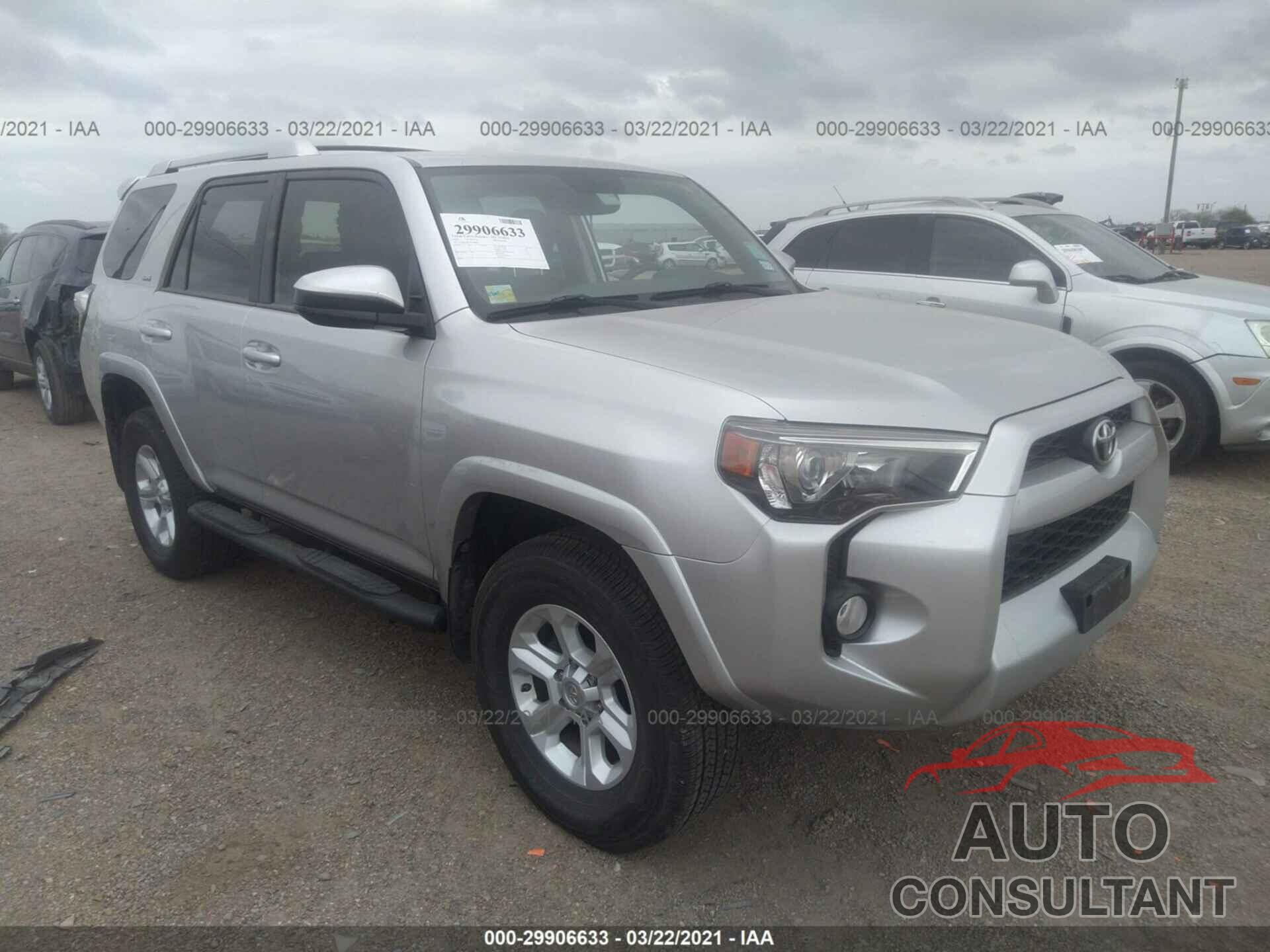 TOYOTA 4RUNNER 2016 - JTEBU5JR7G5308699