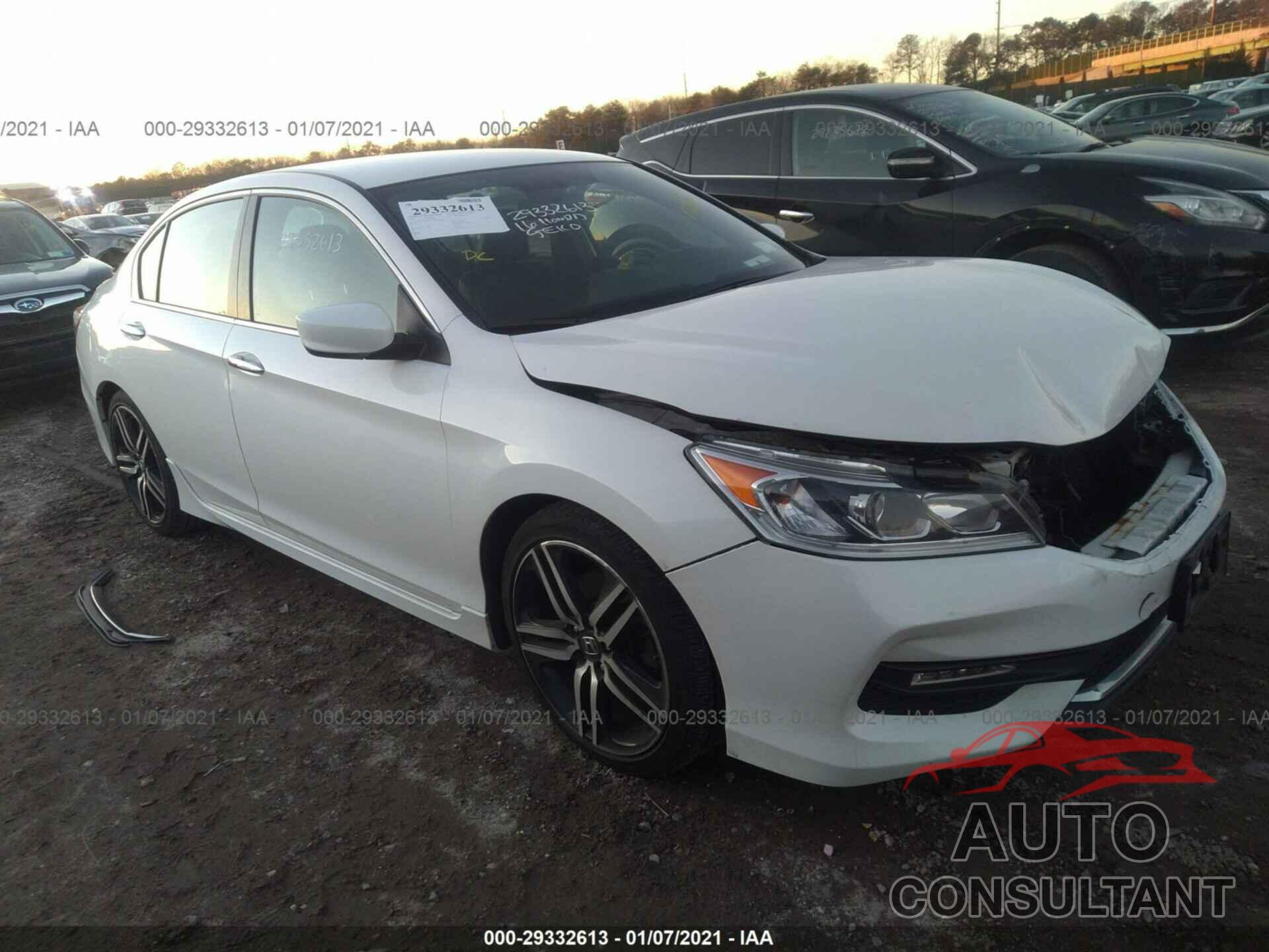 HONDA ACCORD SEDAN 2016 - 1HGCR2F54GA244046