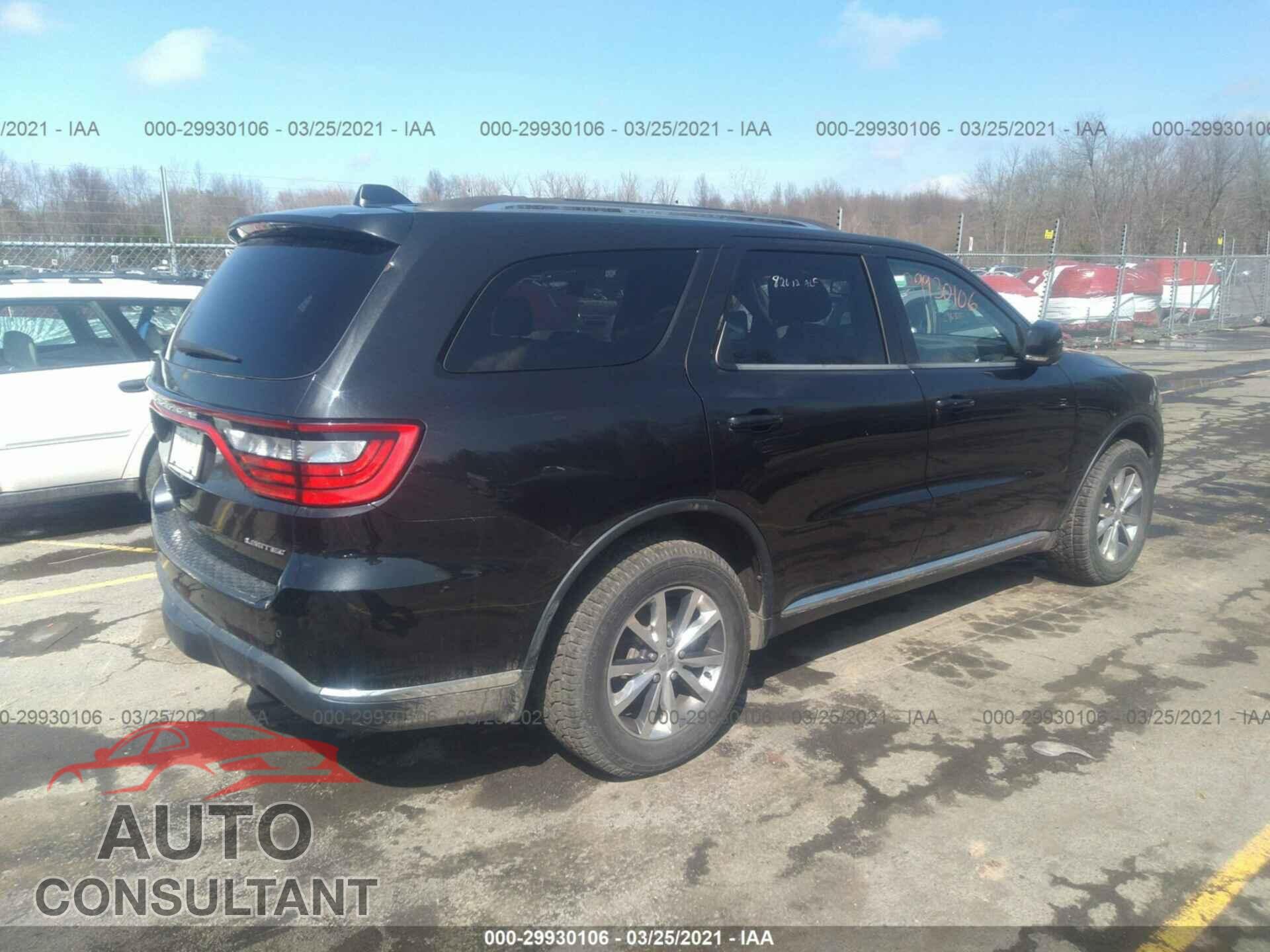 DODGE DURANGO 2016 - 1C4RDJDG5GC347129