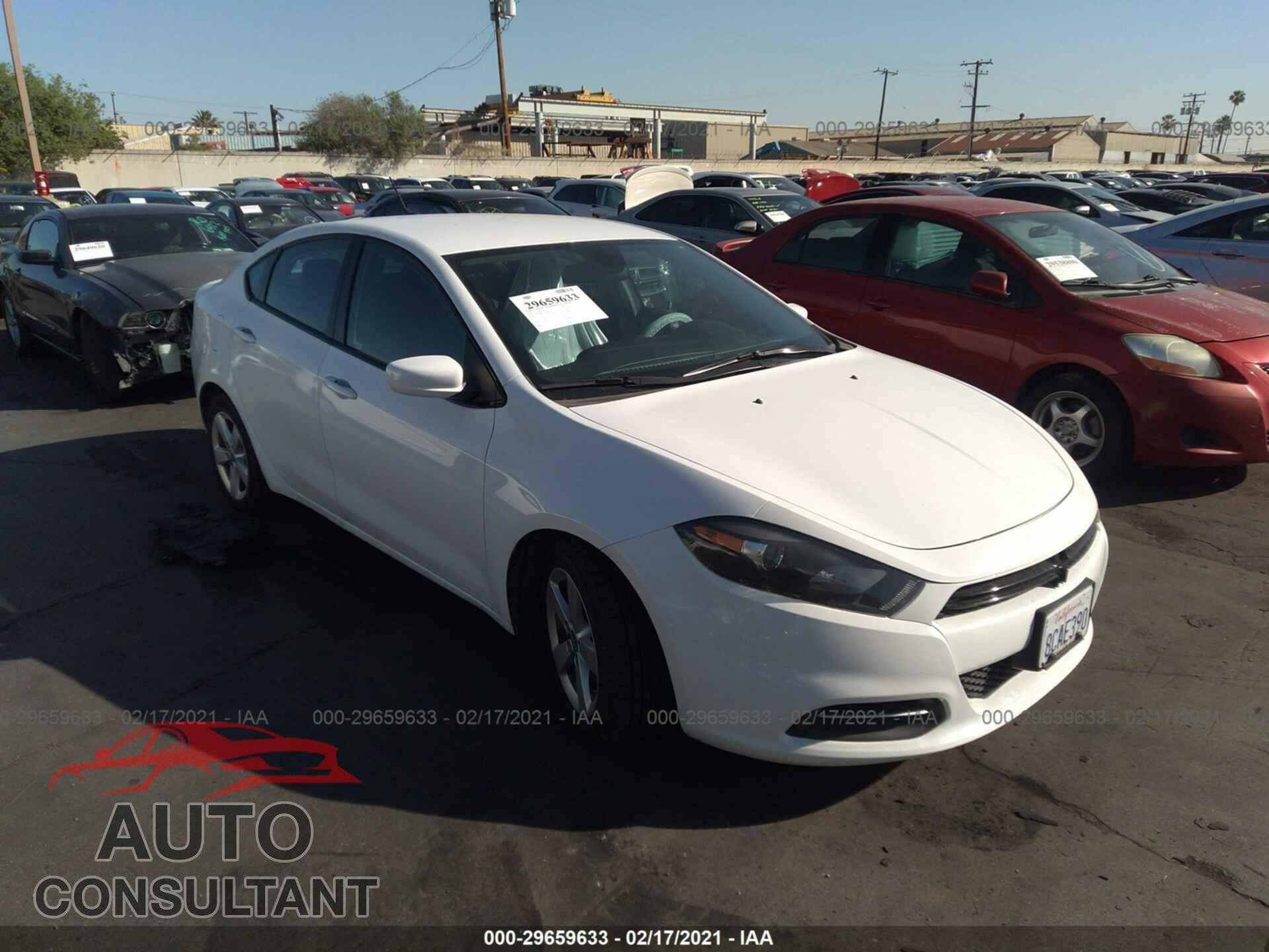 DODGE DART 2016 - 1C3CDFBB2GD727828