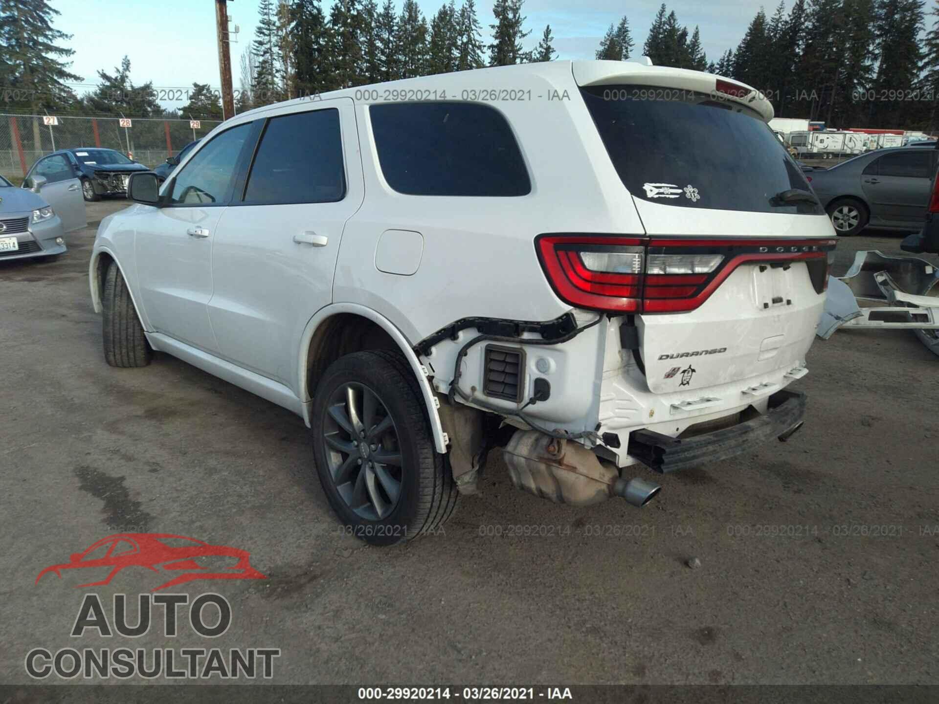 DODGE DURANGO 2018 - 1C4RDJDG1JC451950