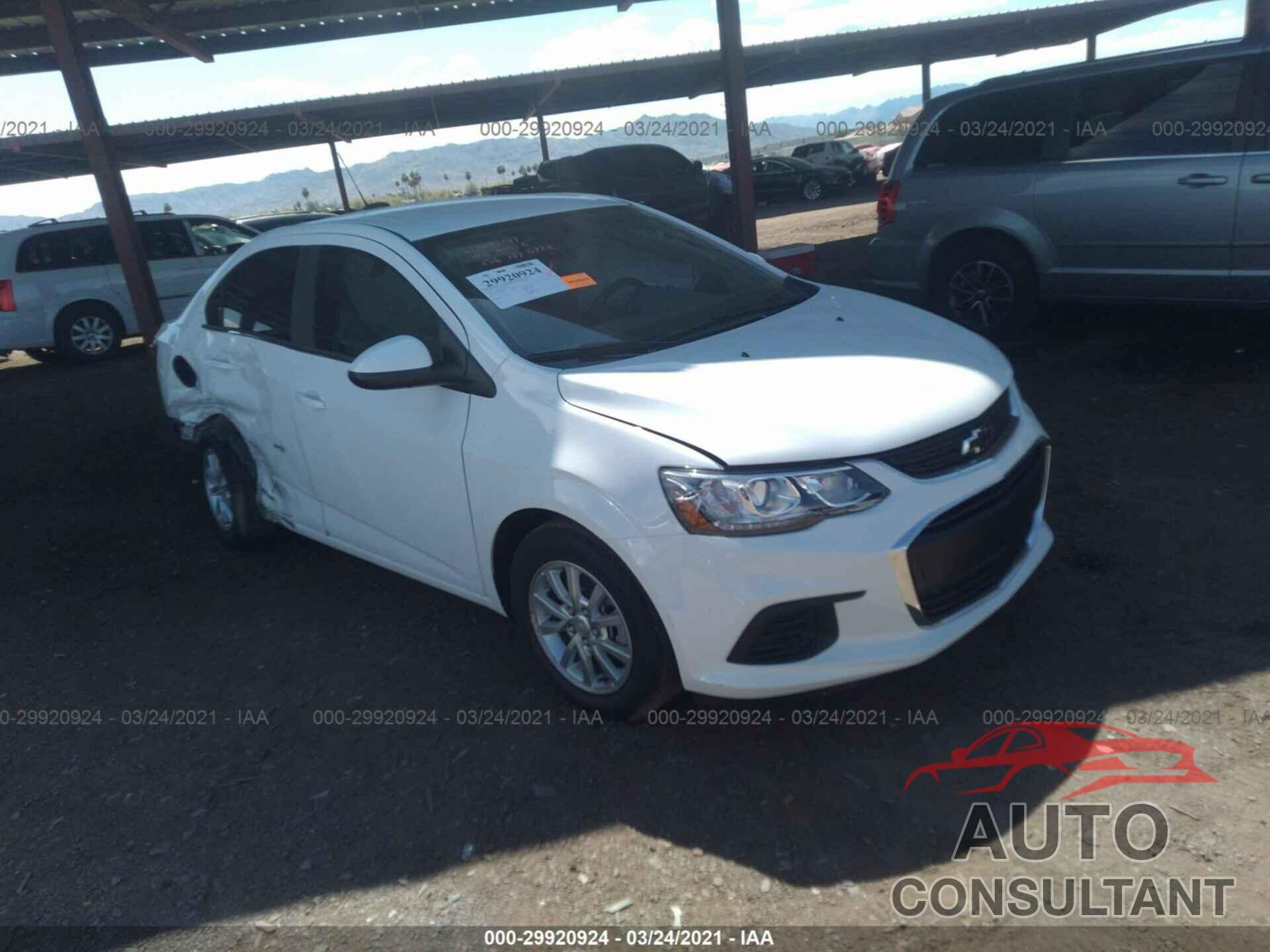 CHEVROLET SONIC 2020 - 1G1JD5SB7L4140332