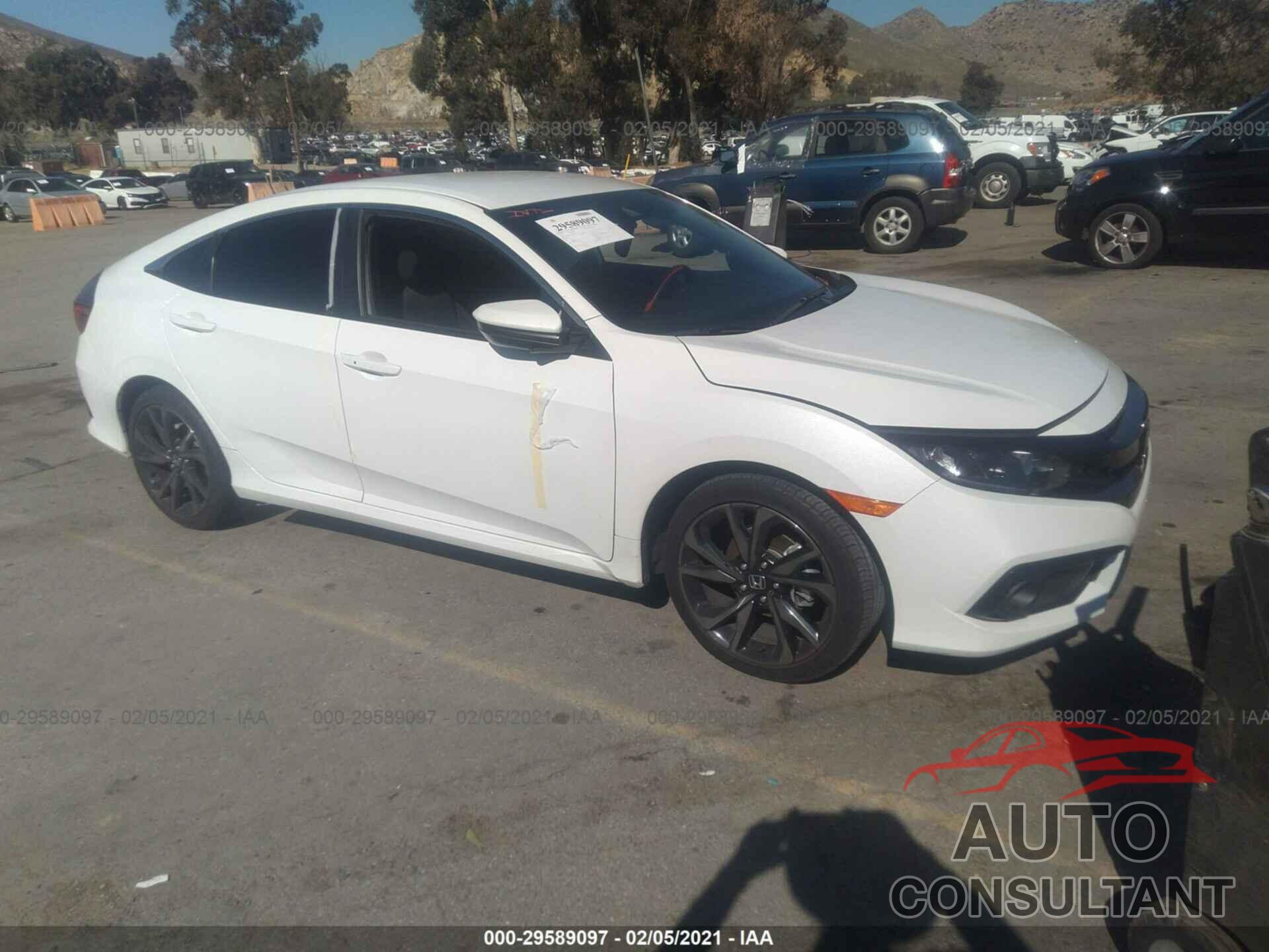 HONDA CIVIC SEDAN 2019 - 2HGFC2F83KH576241