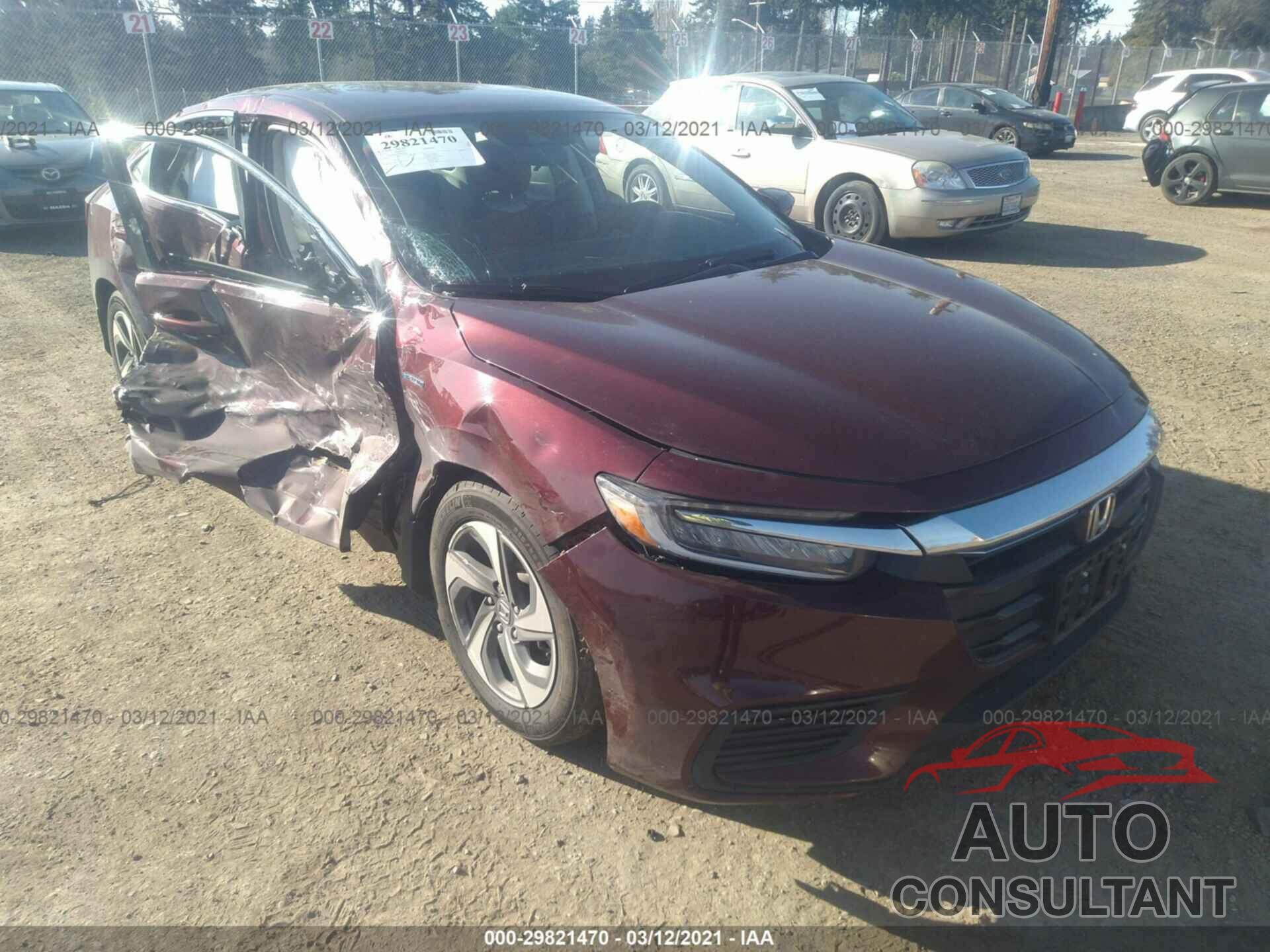 HONDA INSIGHT 2020 - 19XZE4F53LE010682