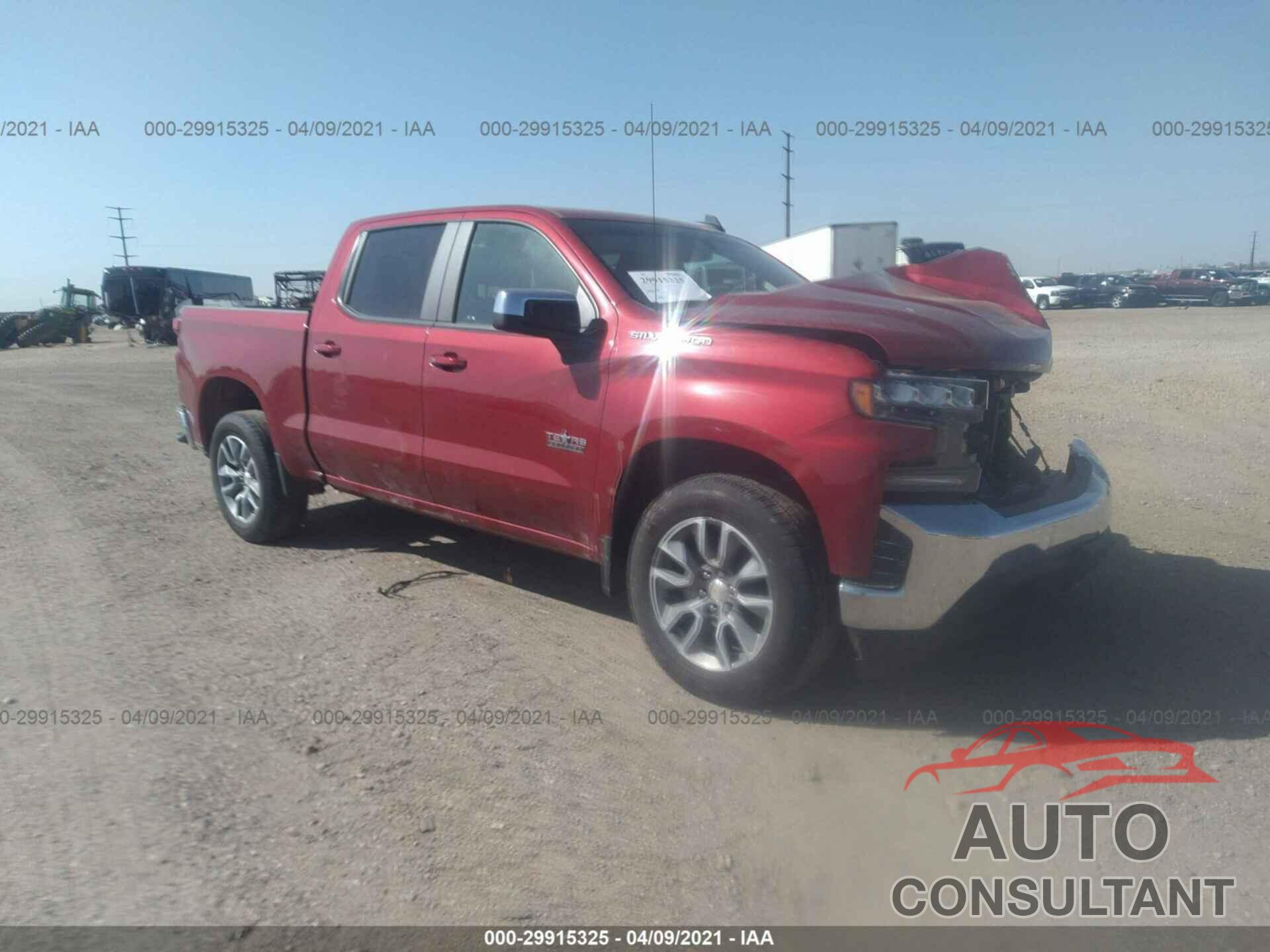CHEVROLET SILVERADO 1500 2020 - 1GCPWCED9LZ263548
