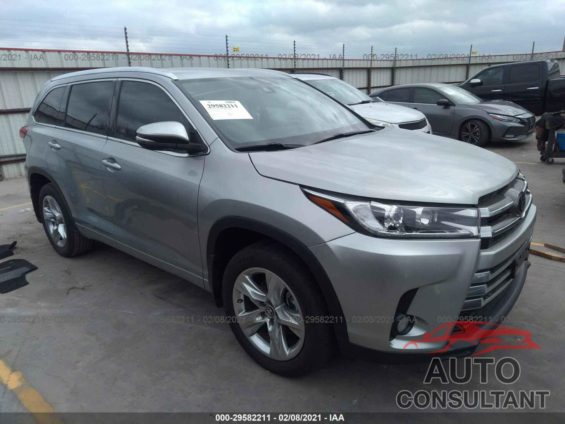 TOYOTA HIGHLANDER 2017 - 5TDYZRFH1HS230391