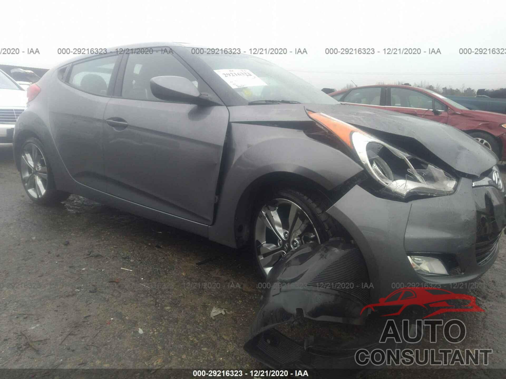 HYUNDAI VELOSTER 2016 - KMHTC6AD6GU256490