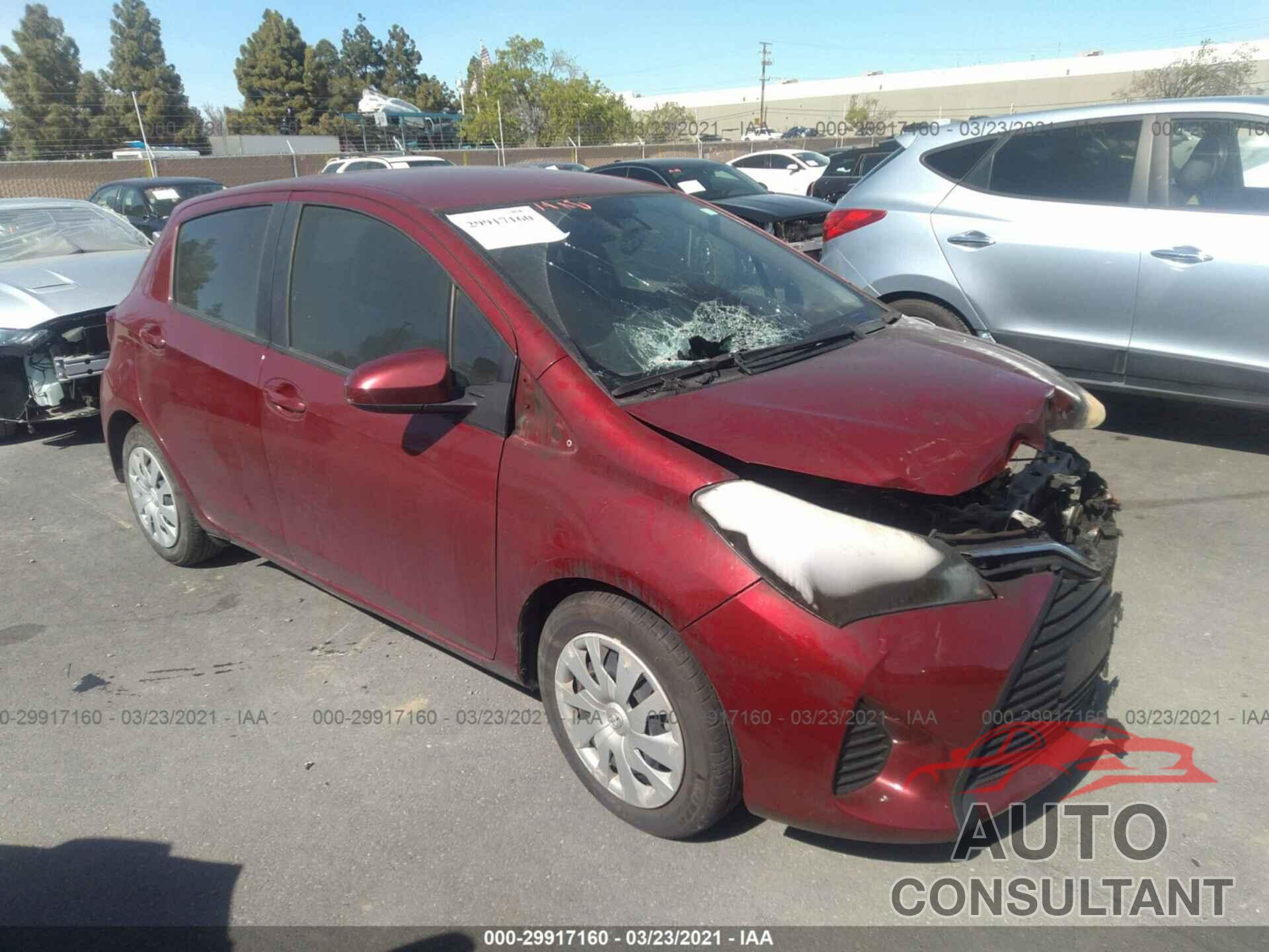 TOYOTA YARIS 2017 - VNKKTUD38HA086022