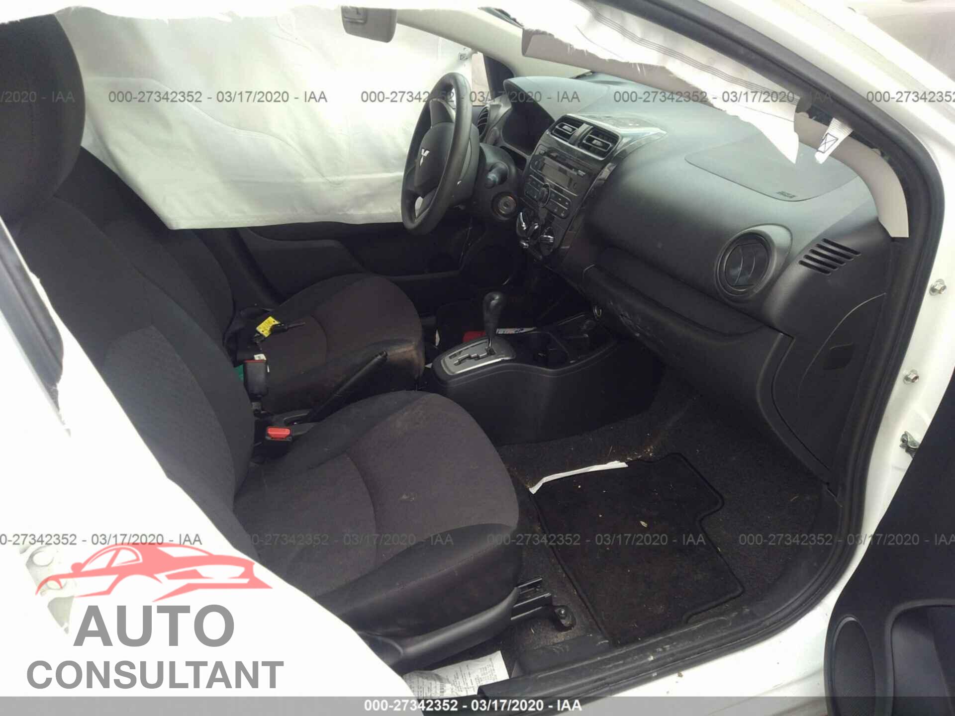 MITSUBISHI MIRAGE 2017 - ML32A3HJ6HH016885