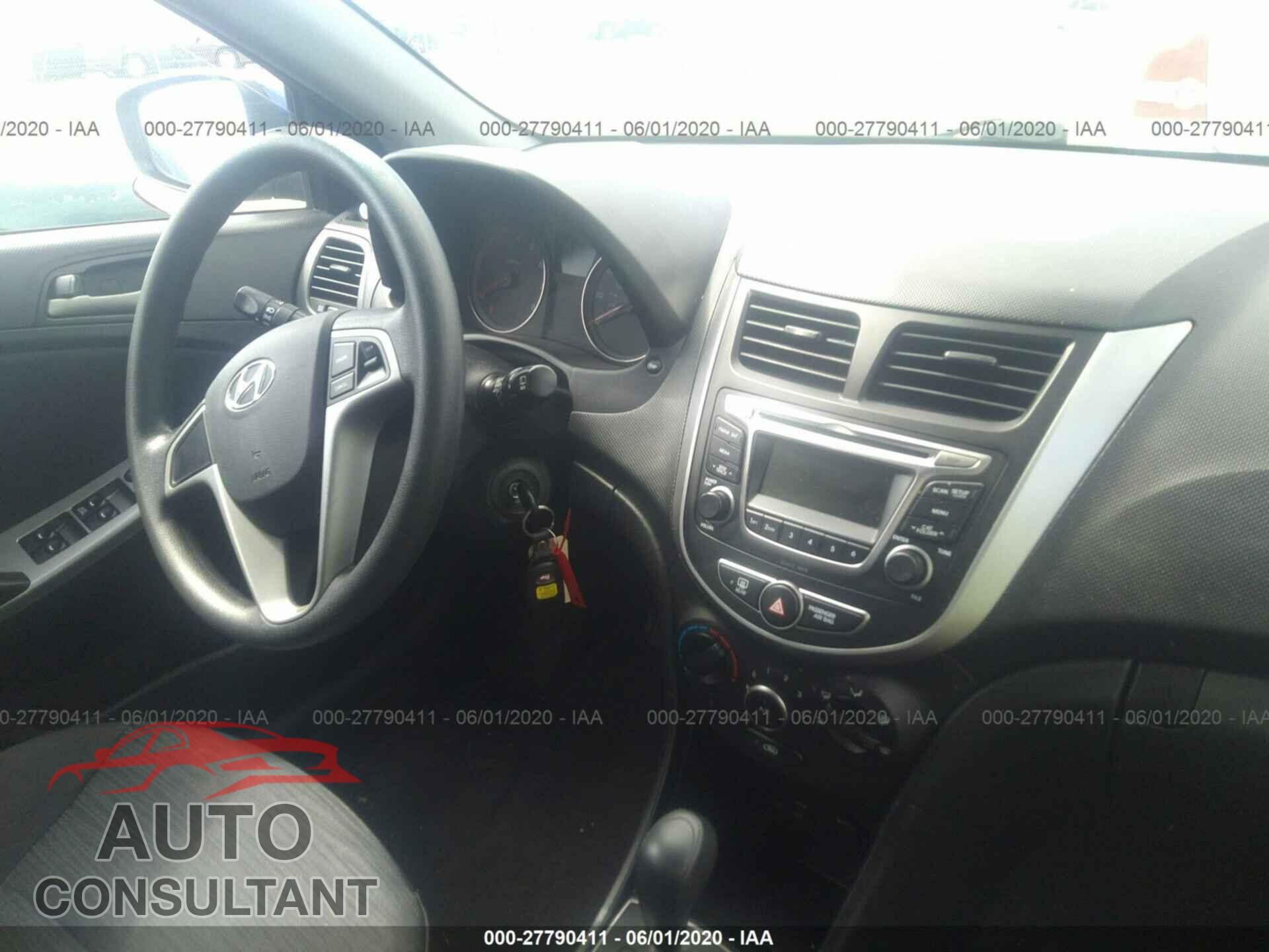 HYUNDAI ACCENT 2017 - KMHCT5AE7HU325496