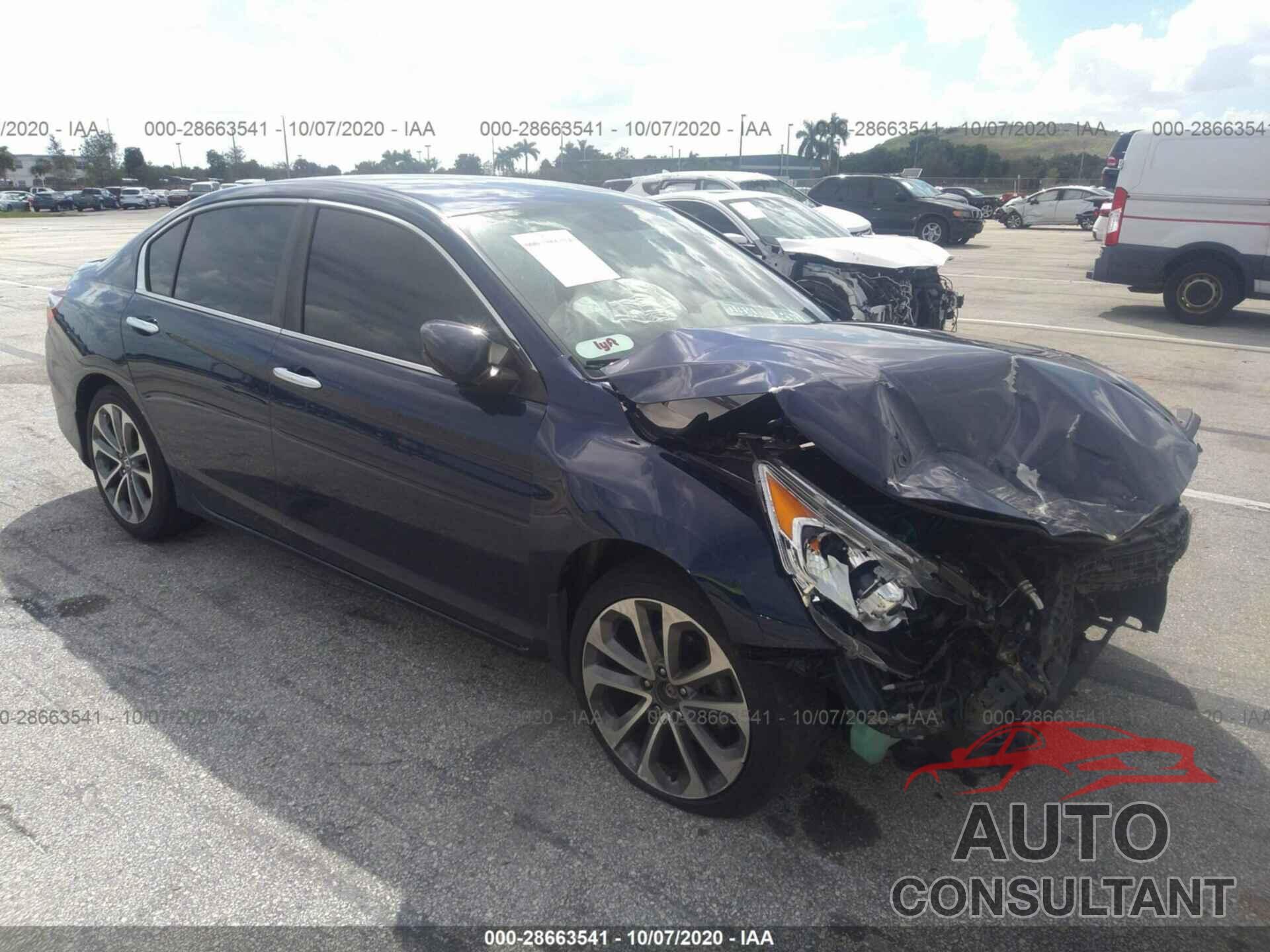 HONDA ACCORD SEDAN 2016 - 1HGCR2F39GA014372