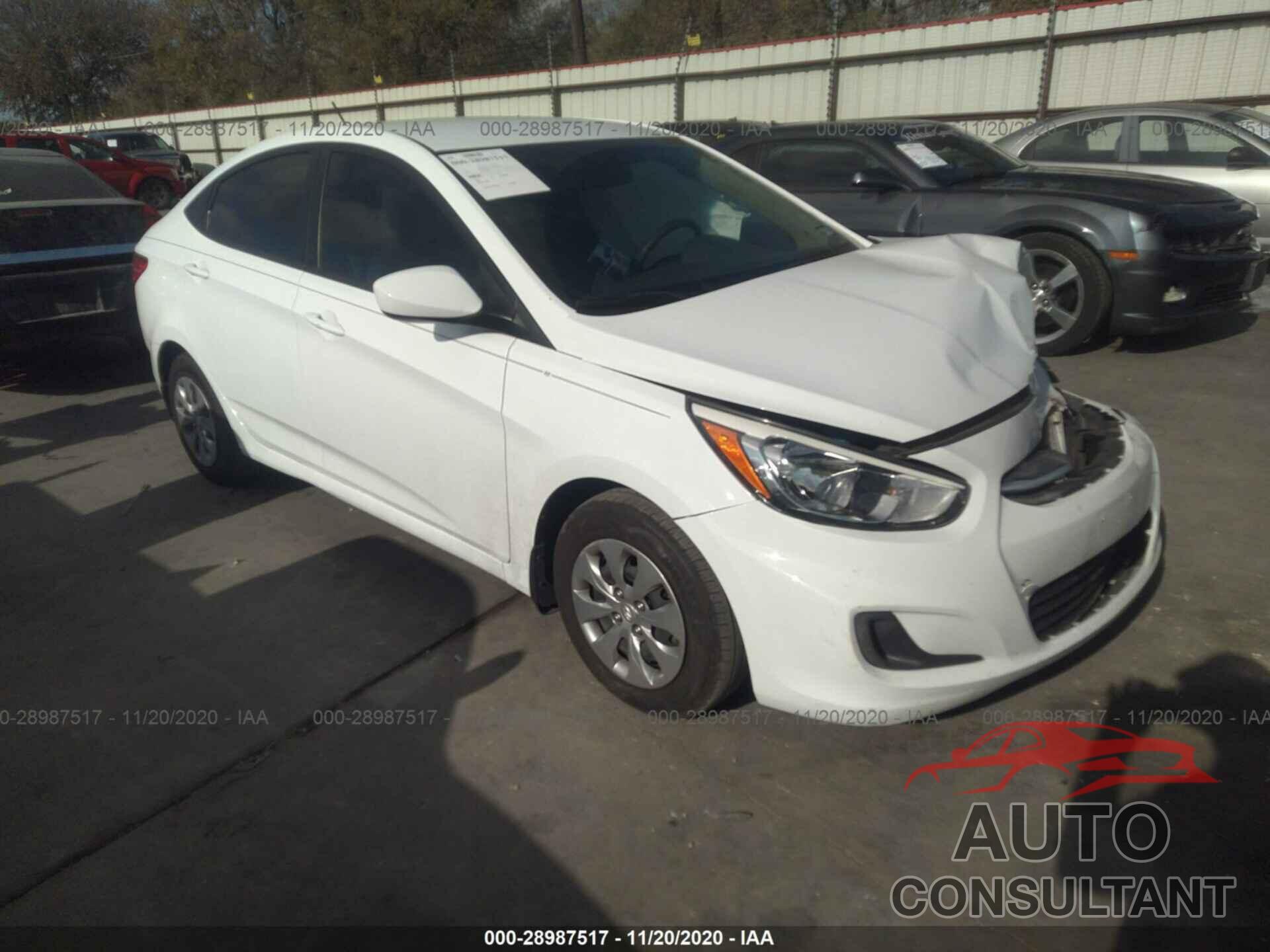HYUNDAI ACCENT 2017 - KMHCT4AE4HU321268