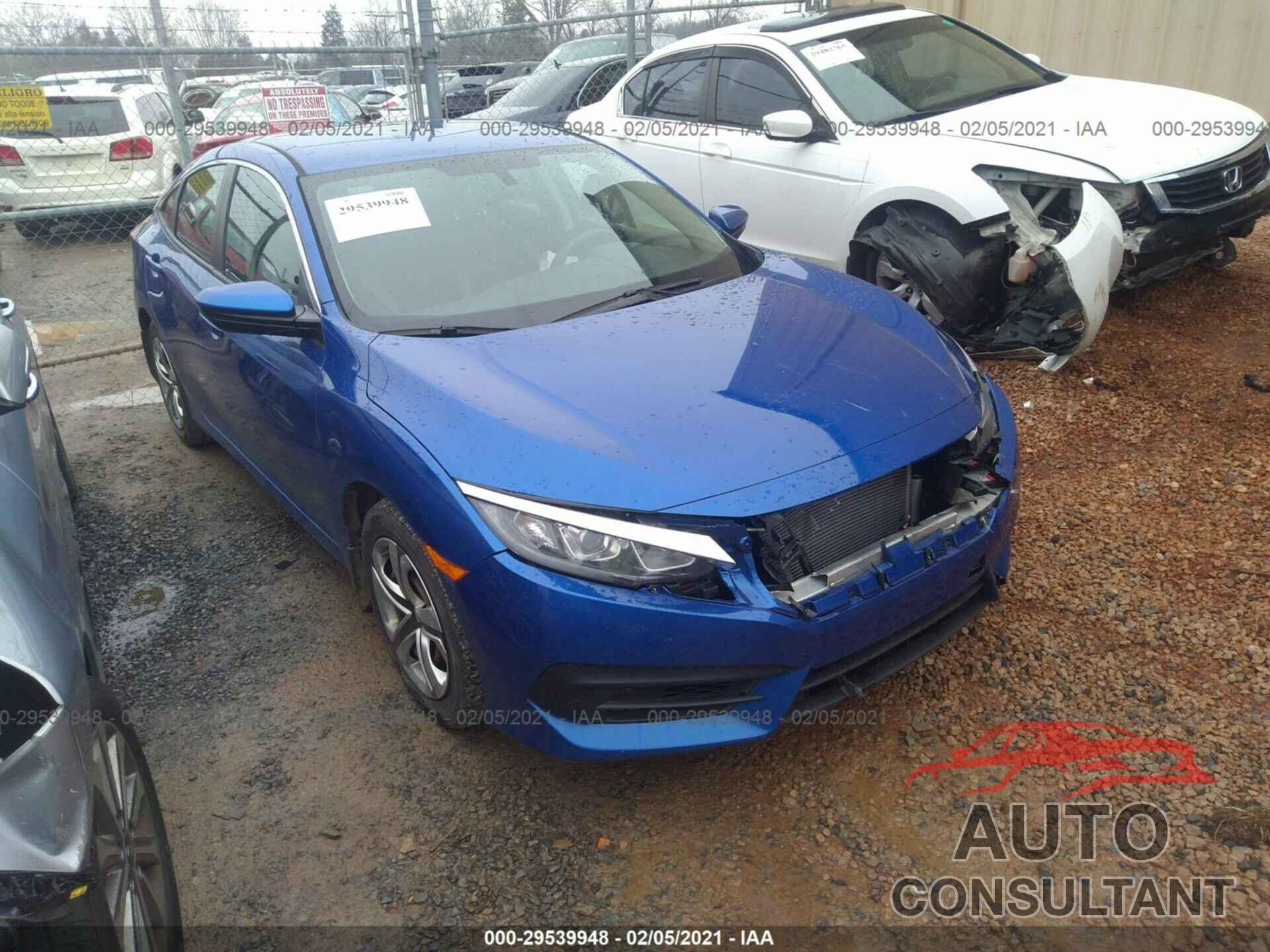 HONDA CIVIC SEDAN 2017 - 19XFC2F57HE074390