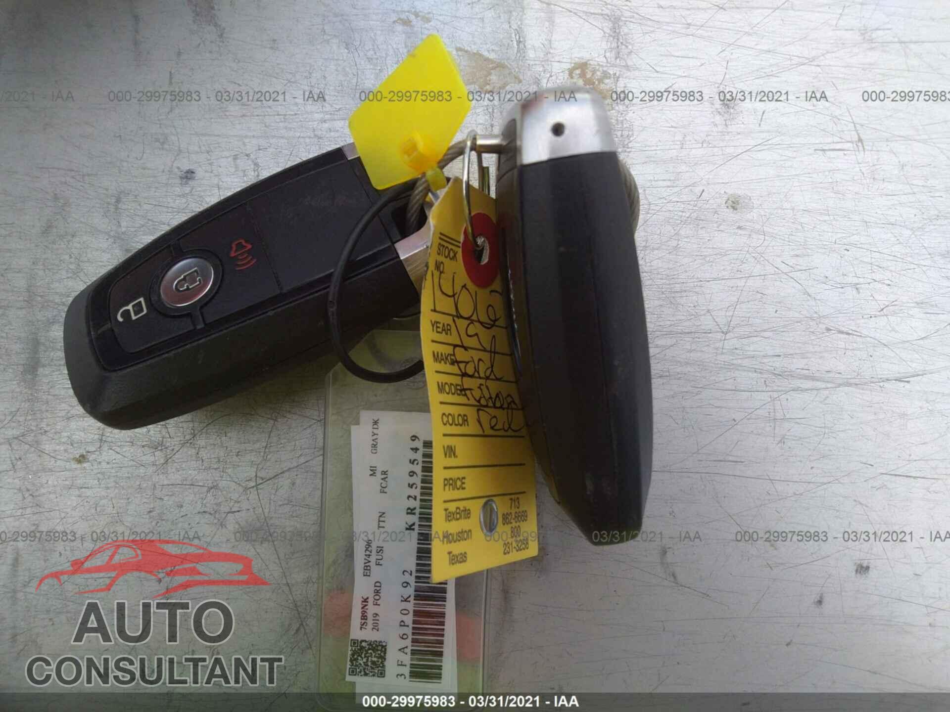 FORD ECOSPORT 2019 - MAJ6S3KLXKC304277