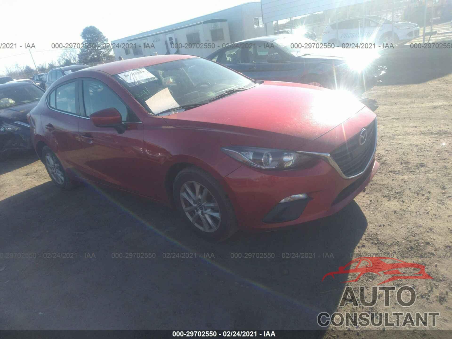 MAZDA MAZDA3 2016 - JM1BM1U78G1308435