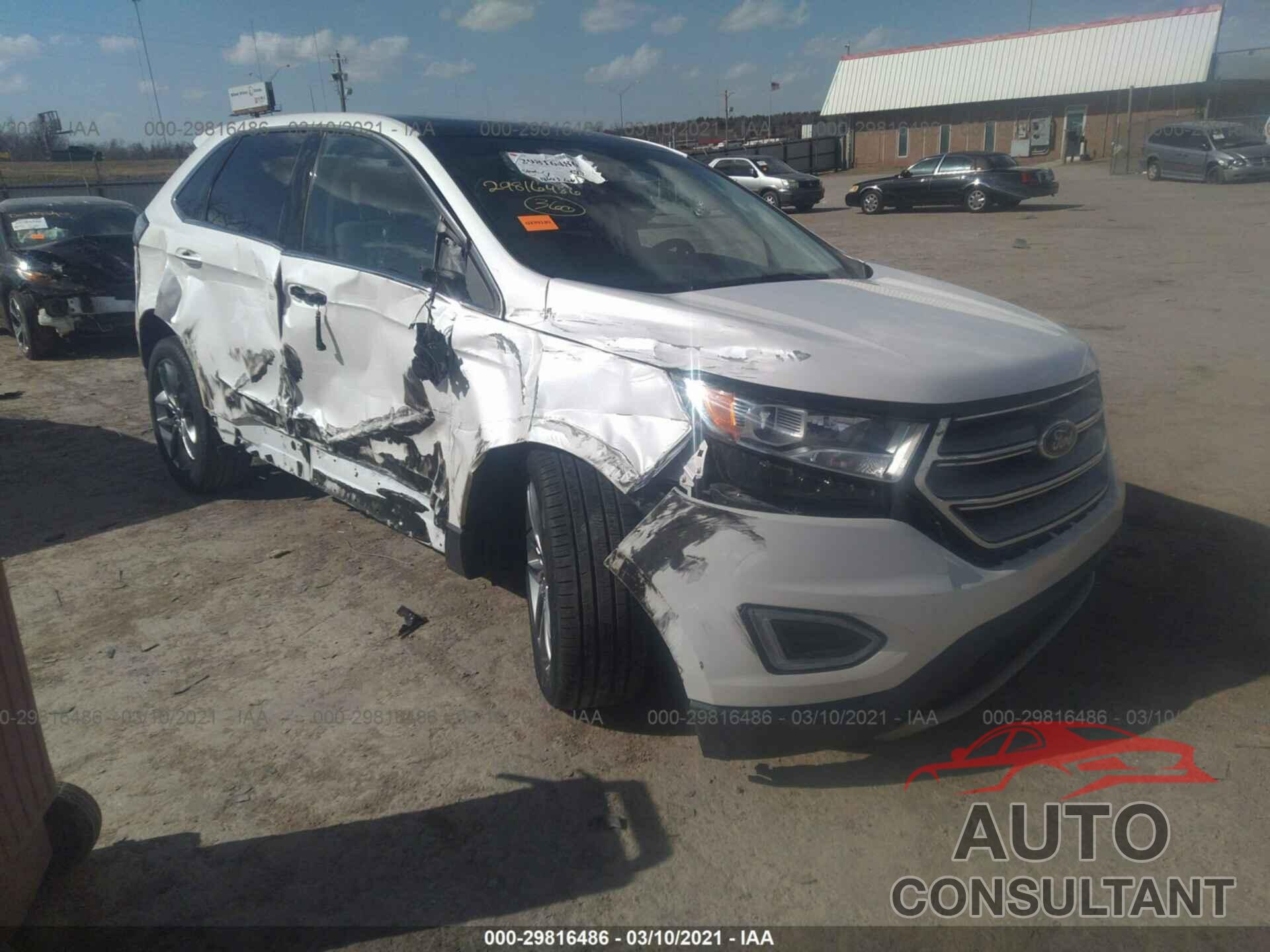 FORD EDGE 2017 - 2FMPK4K87HBC15643