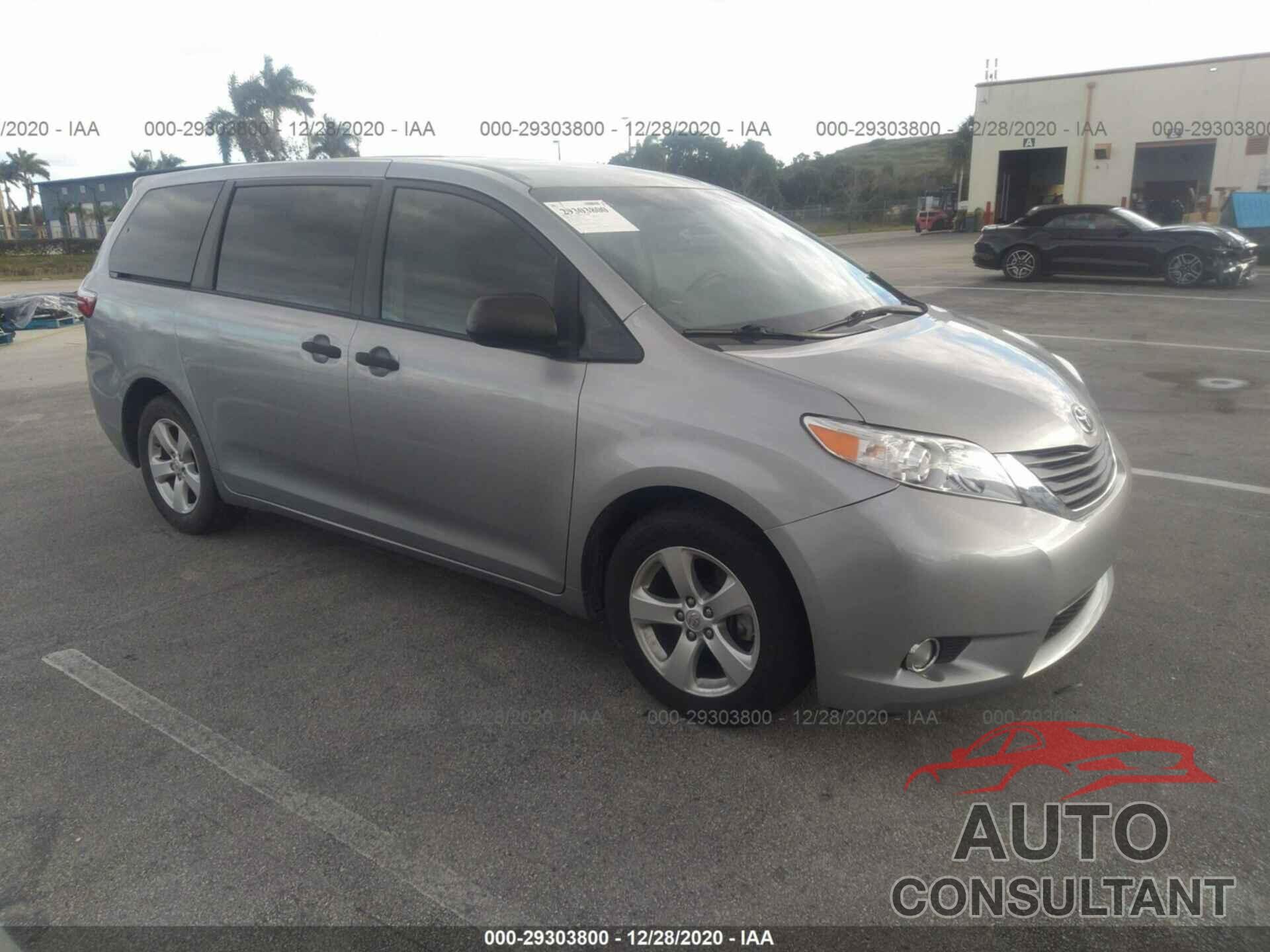 TOYOTA SIENNA 2016 - 5TDZK3DC2GS697606