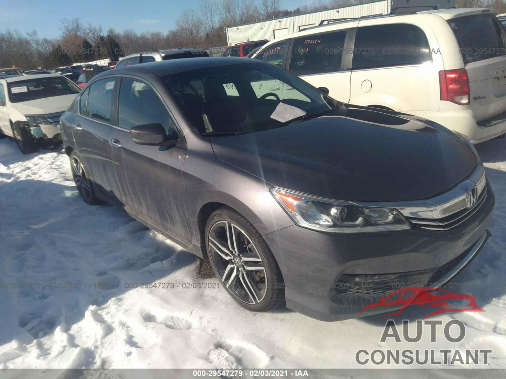 HONDA ACCORD SEDAN 2016 - 1HGCR2F54GA187699