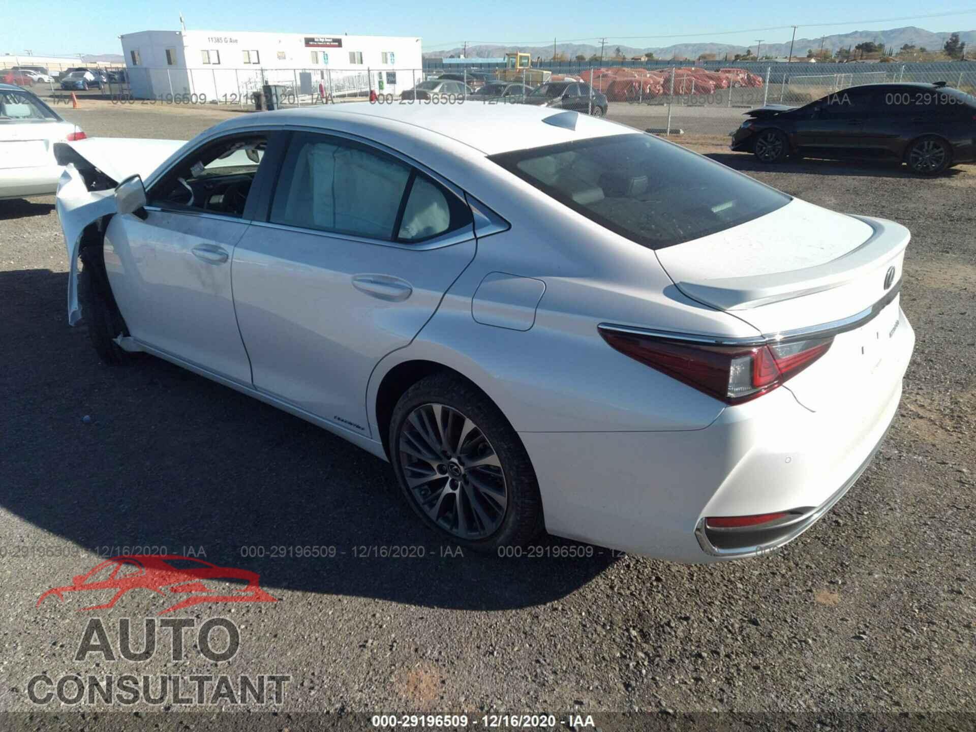 LEXUS ES 2020 - 58AD21B1XLU005988