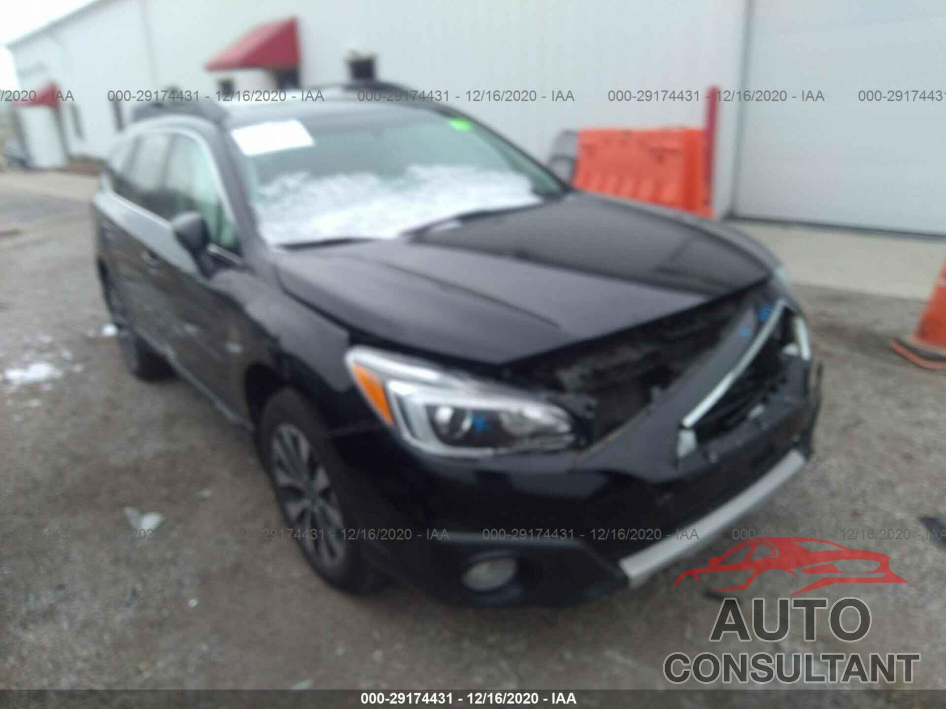 SUBARU OUTBACK 2016 - 4S4BSBJC8G3258424