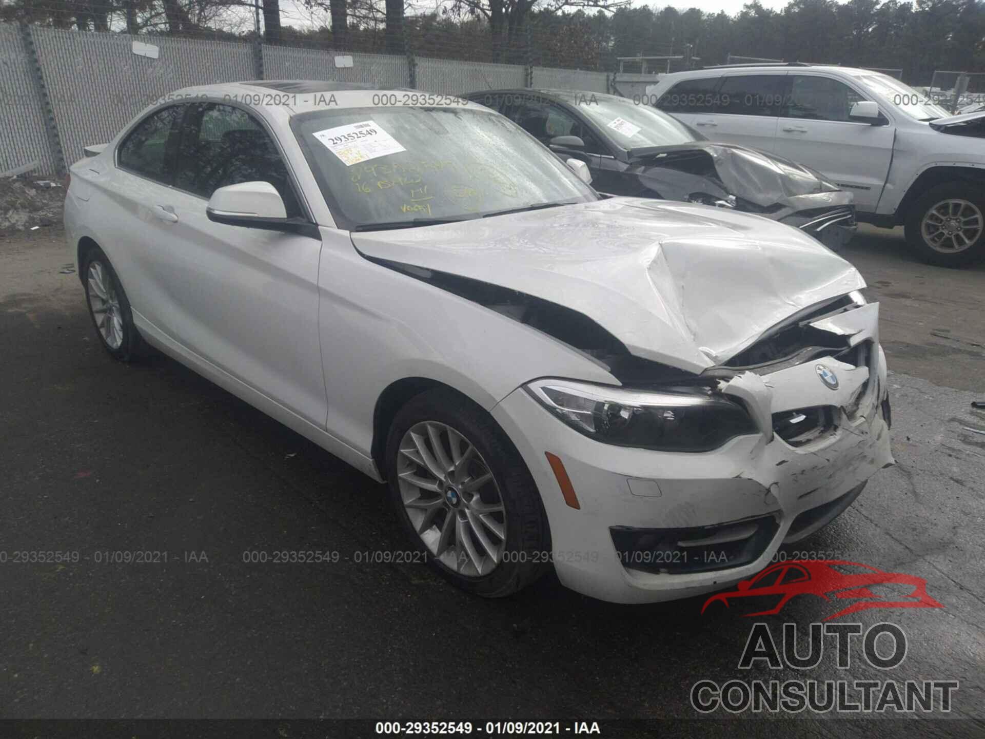 BMW 2 SERIES 2016 - WBA1G9C59GVX97175