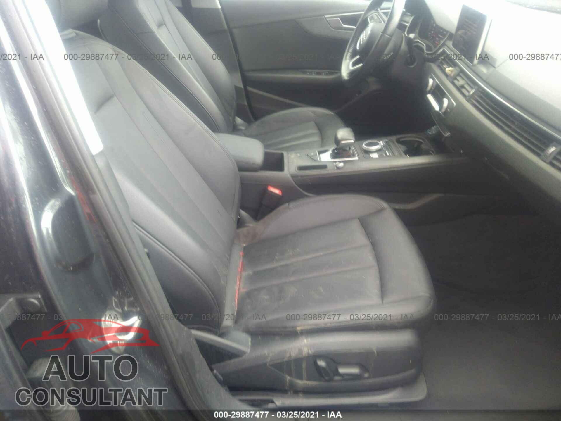 AUDI A4 2017 - WAUKMAF47HN048667