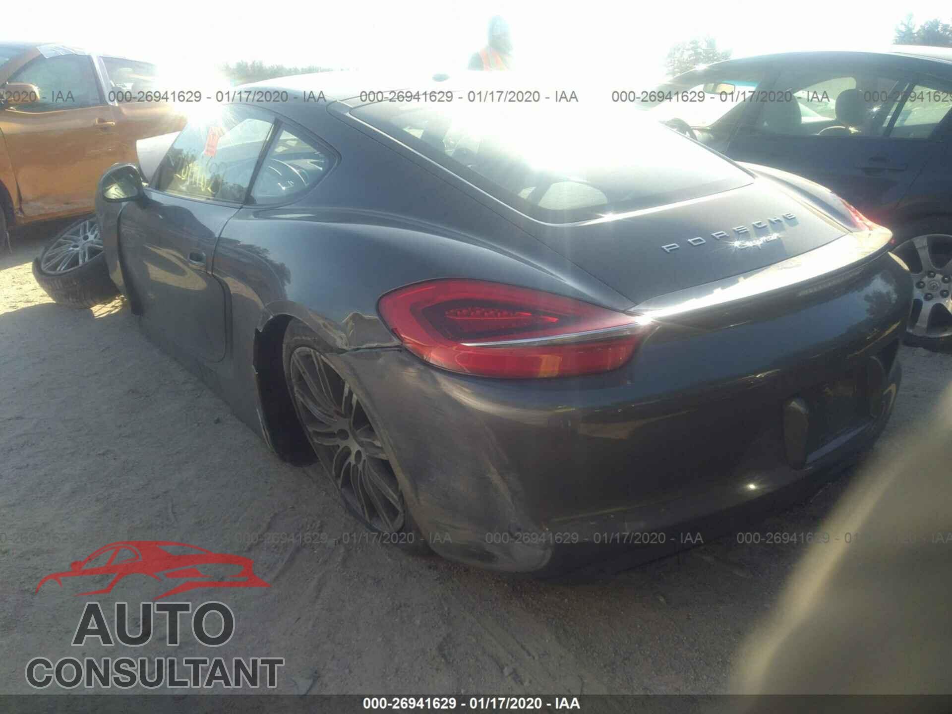 PORSCHE CAYMAN 2016 - WP0AA2A87GK171408